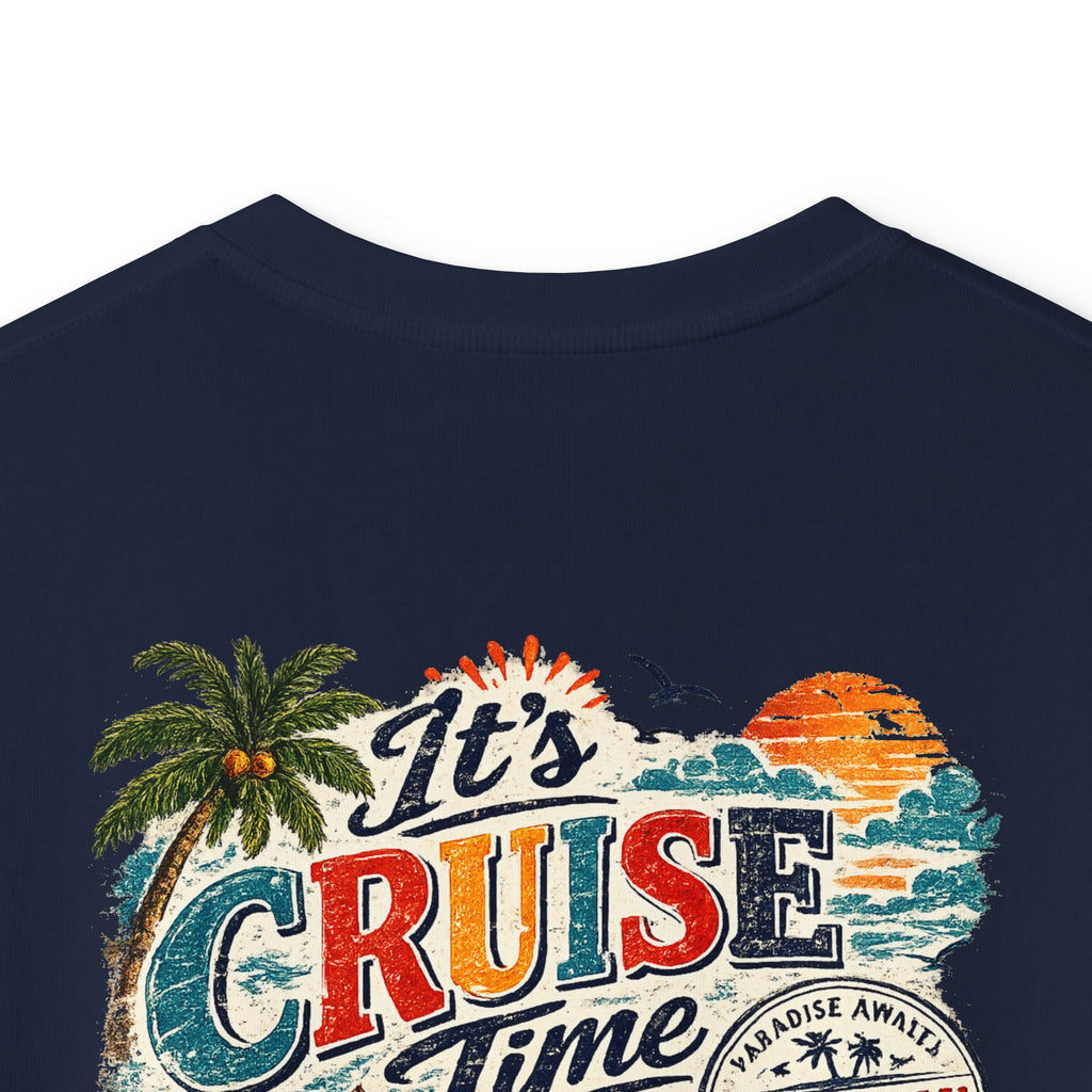 Kids Cruise T‑Shirt  "It’s Cruise Time" Tropical Vacation Tee