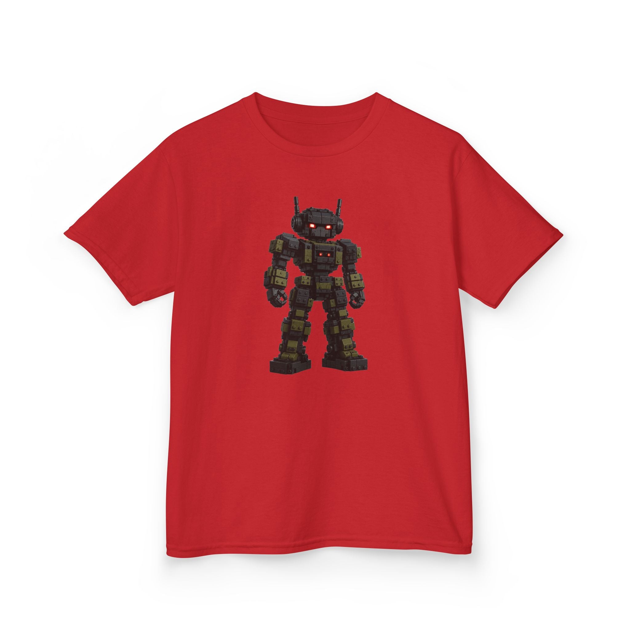 "Dark Steel Warrior" Boys Graphic Gamer T-Shirt Design