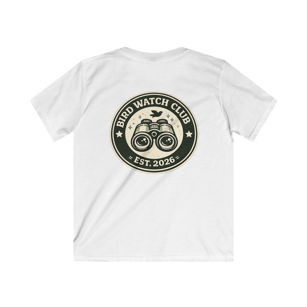 Kids Tee "Bird Watch Club" Boys & Girls Graphic T-Shirt (Est. 2026)