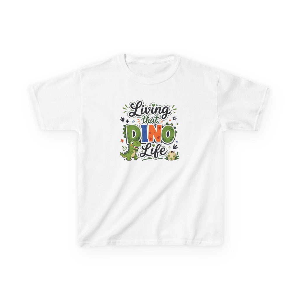 Kids T-Shirt — "Living That DINO Life"