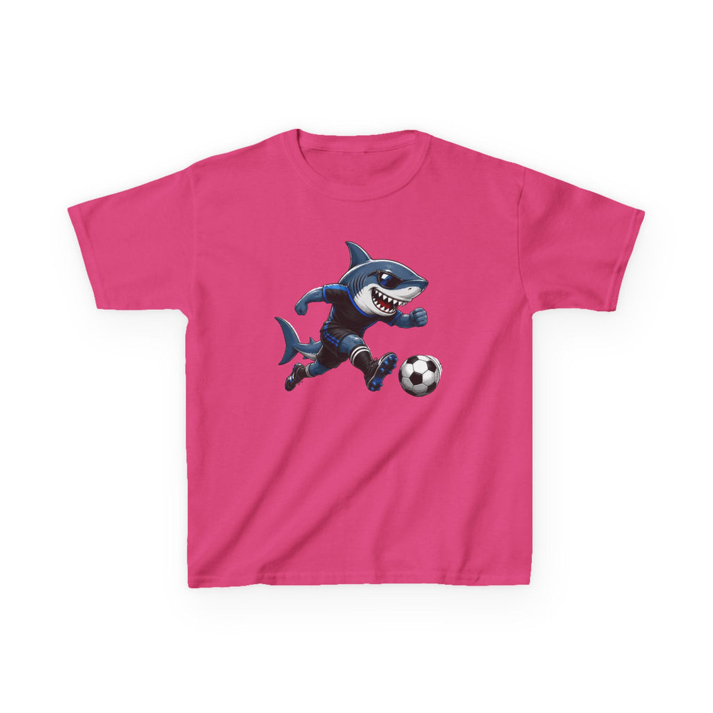 Soccer Shark T-Shirt | Cool Shark Soccer Player Graphic | Sports Kids Soccer Tee | Youth Athlete Sports Shirt | Shark Lover Gift