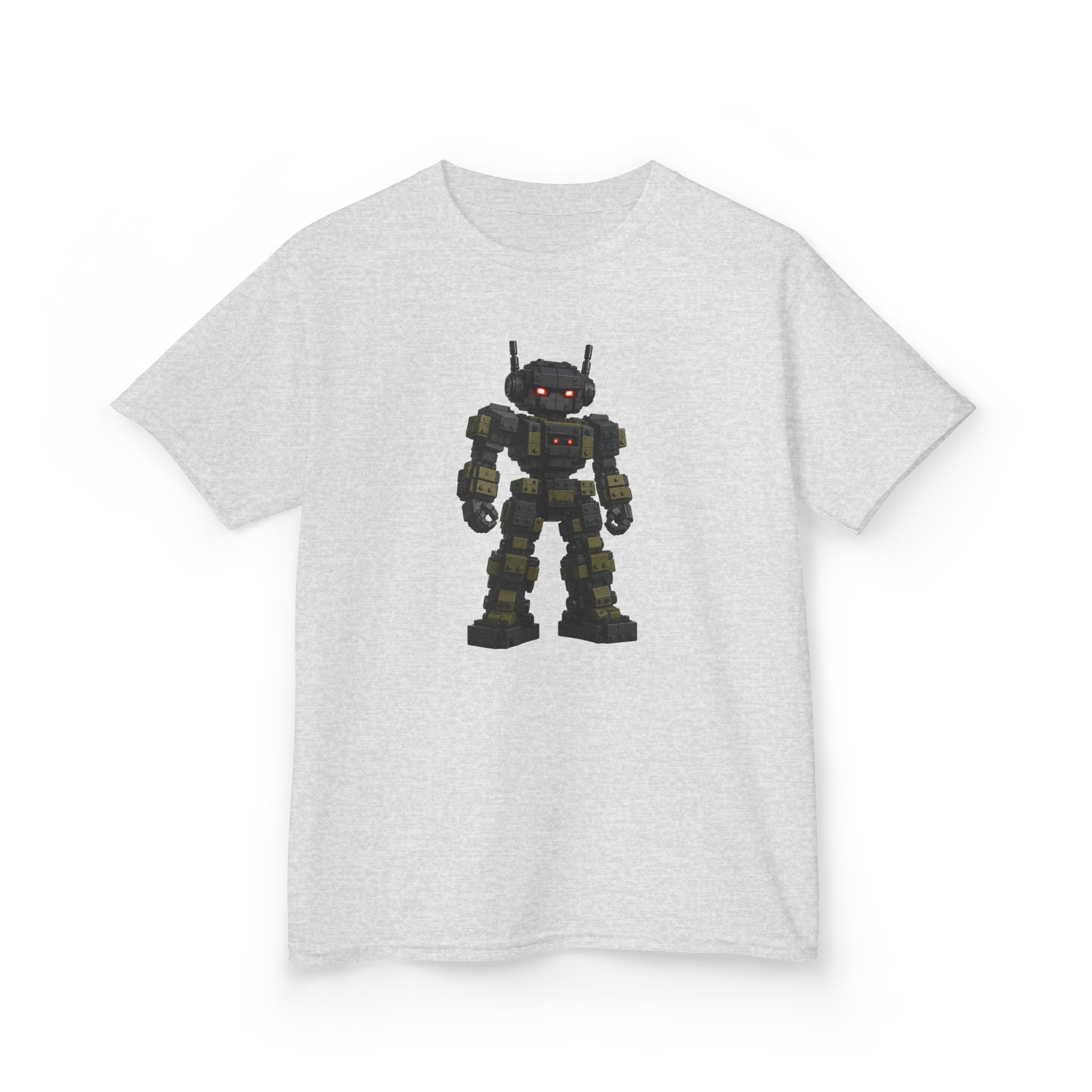 "Dark Steel Warrior" Boys Graphic Gamer T-Shirt Design