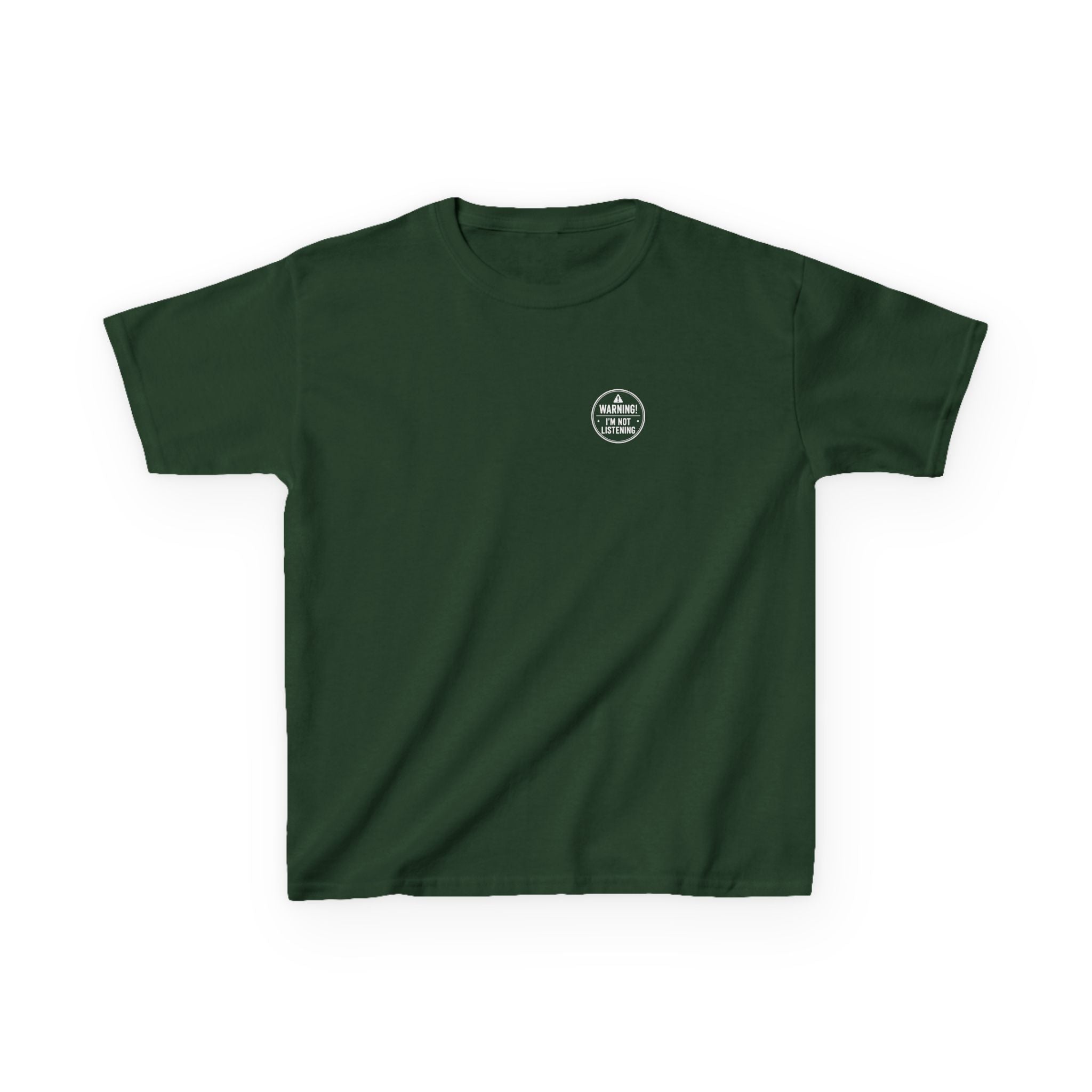 Warning: I'm Not Listening | Funny Kids Graphic T-Shirt