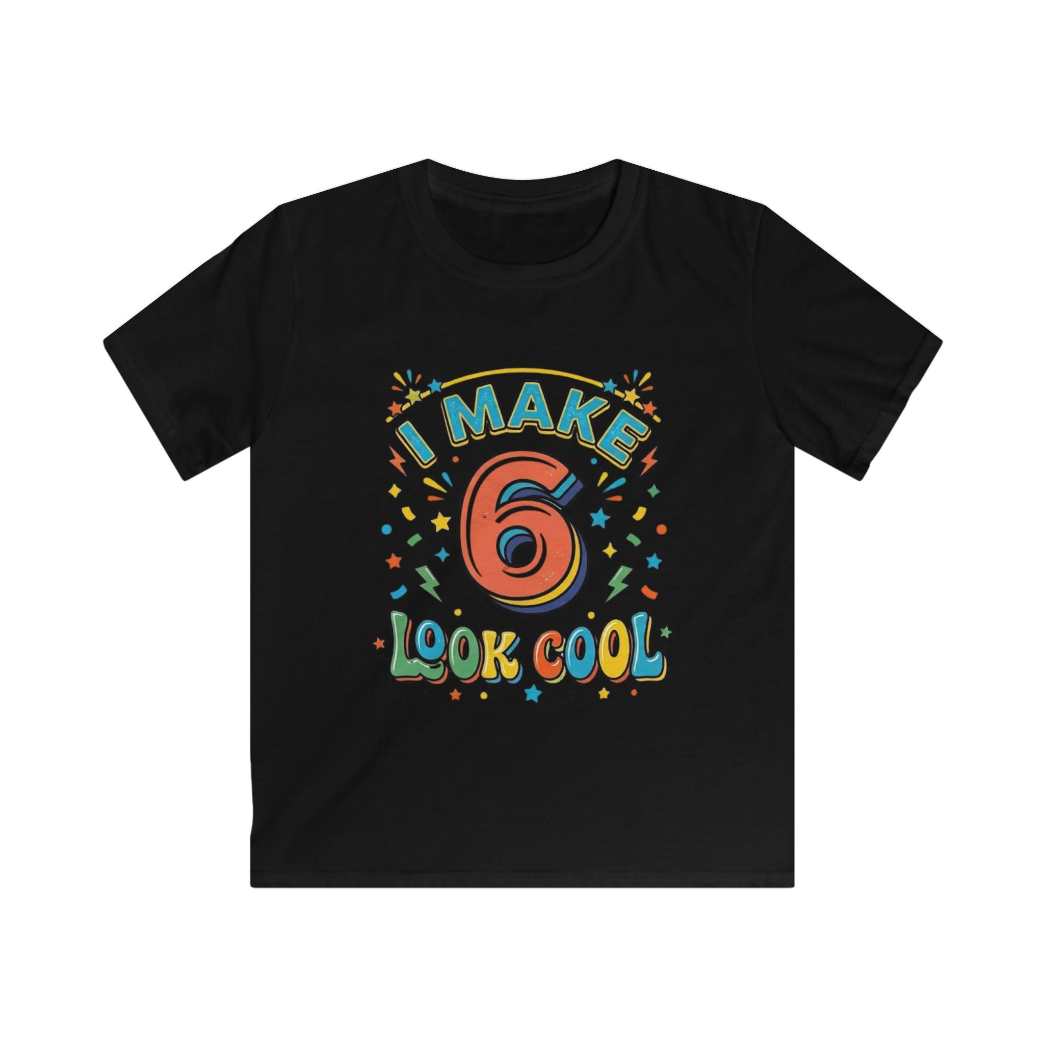 Kids Tee "I Make 6 Look Cool" Birthday Shirt