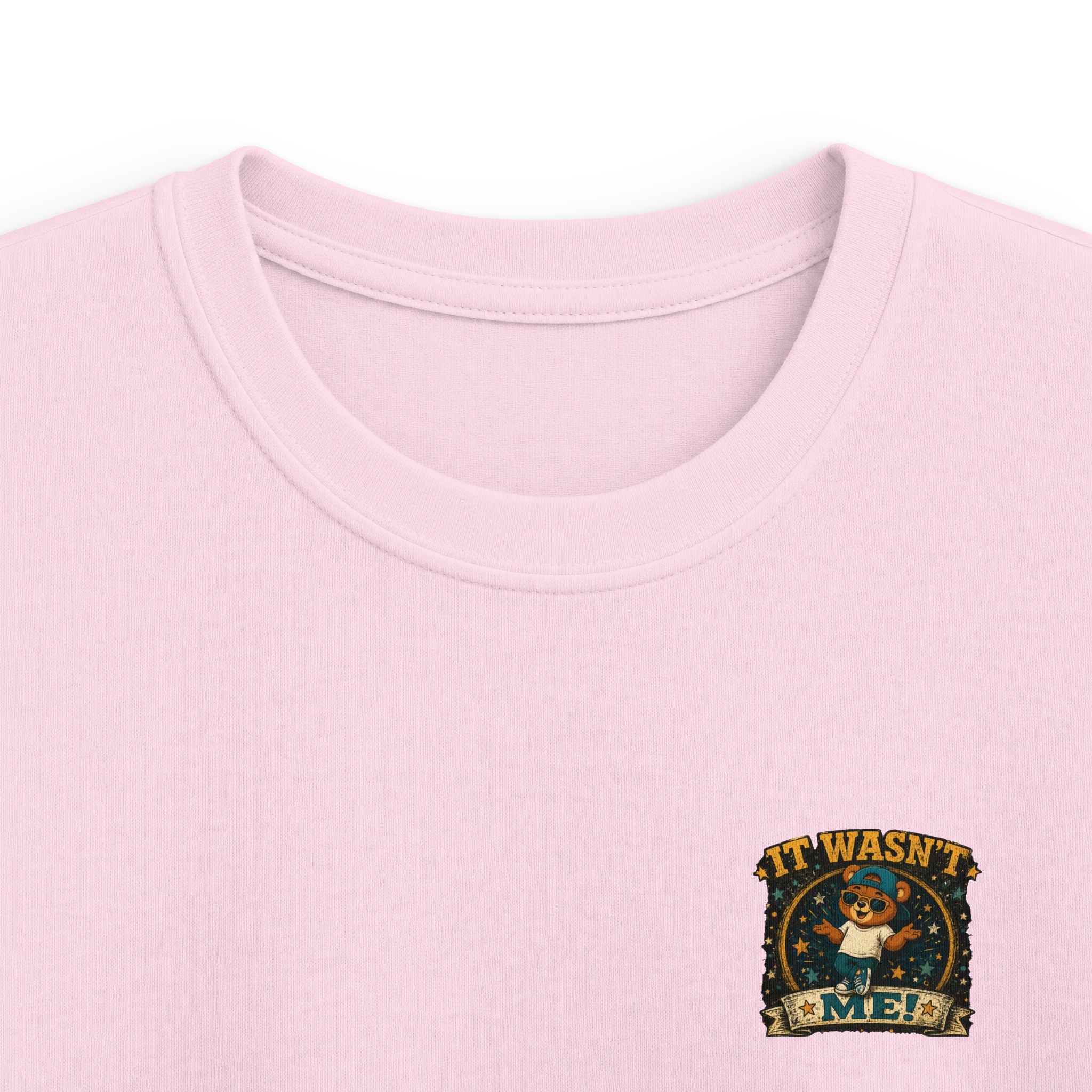 Kids Tee  'It Wasn't Me!' Dancing Bear Graphic Shirt | Funny Kids Gift