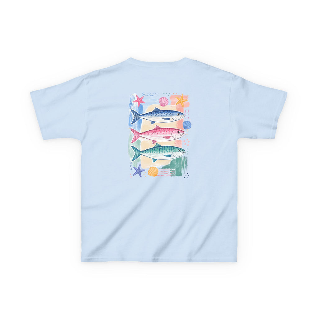 Kids Tee — Colorful Tropical Fish Graphic Shirt for Children