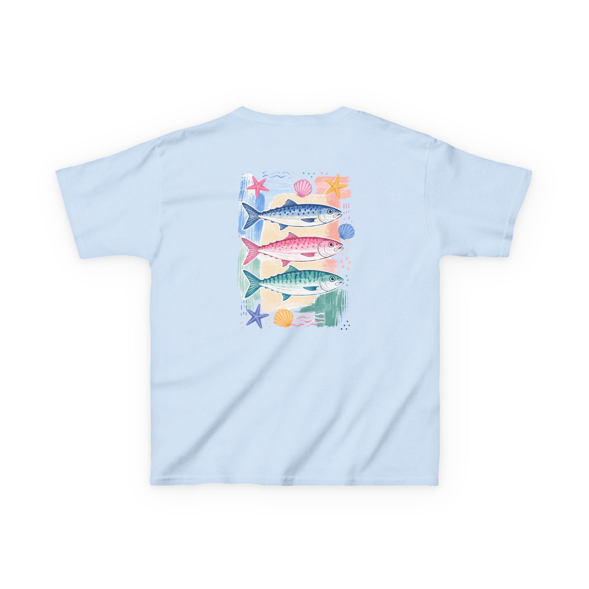 Kids Tee — Colorful Tropical Fish Graphic Shirt for Children
