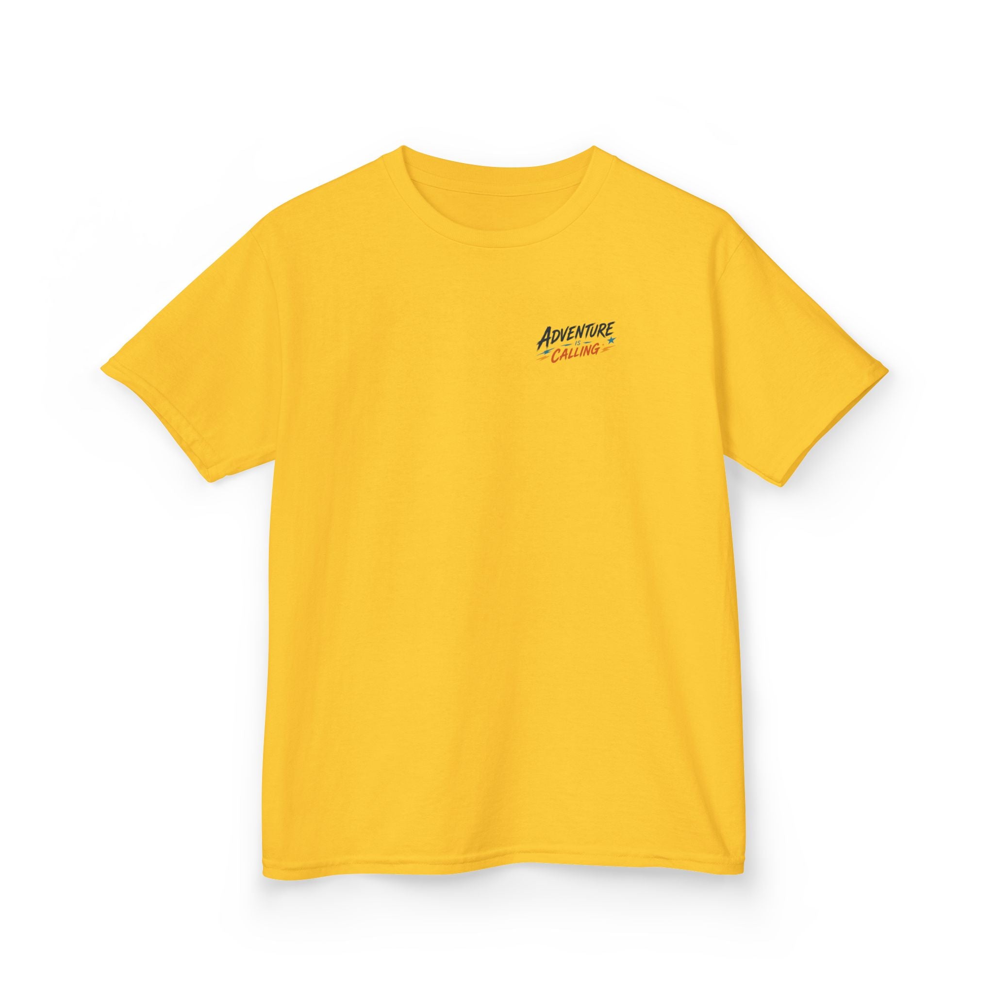 Boys Tee "Adventure Calling" Vintage Tropical Car & Sunset Graphic