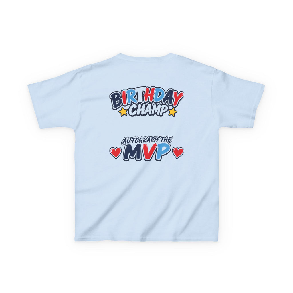 "Birthday Champ" Graphic kids Birthday T-Shirt Design