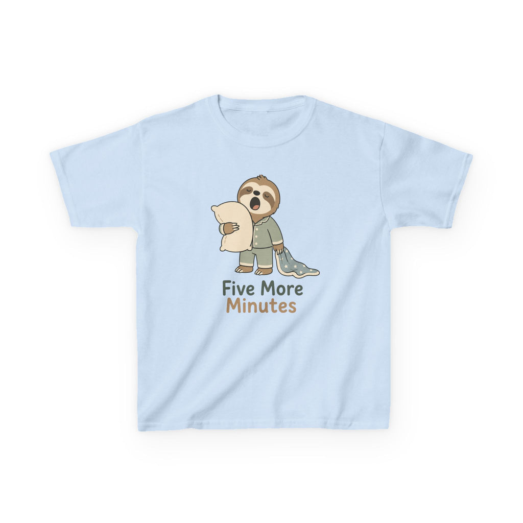 Kids T-Shirt — "Five more minutes""
