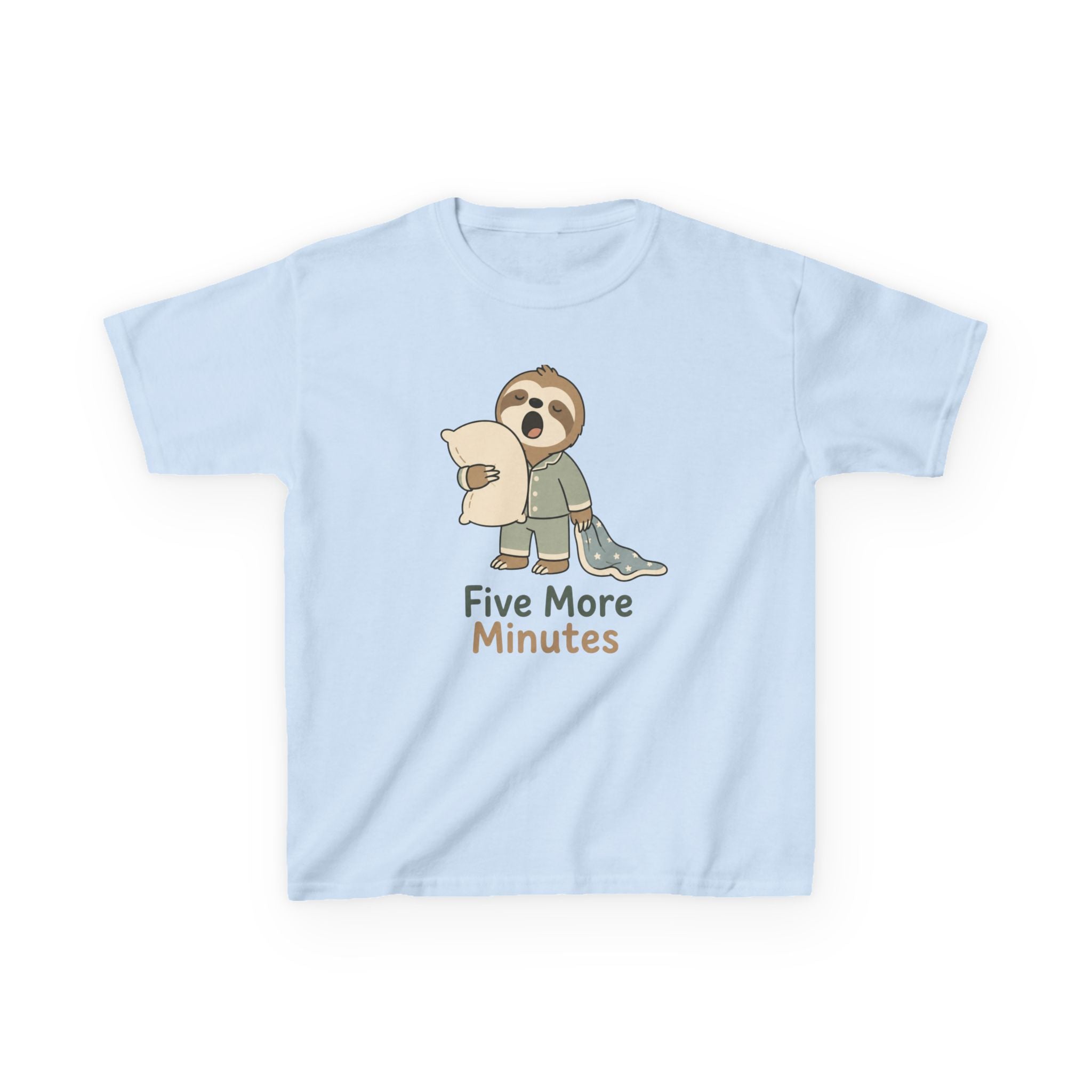 Kids T-Shirt — "Five more minutes""