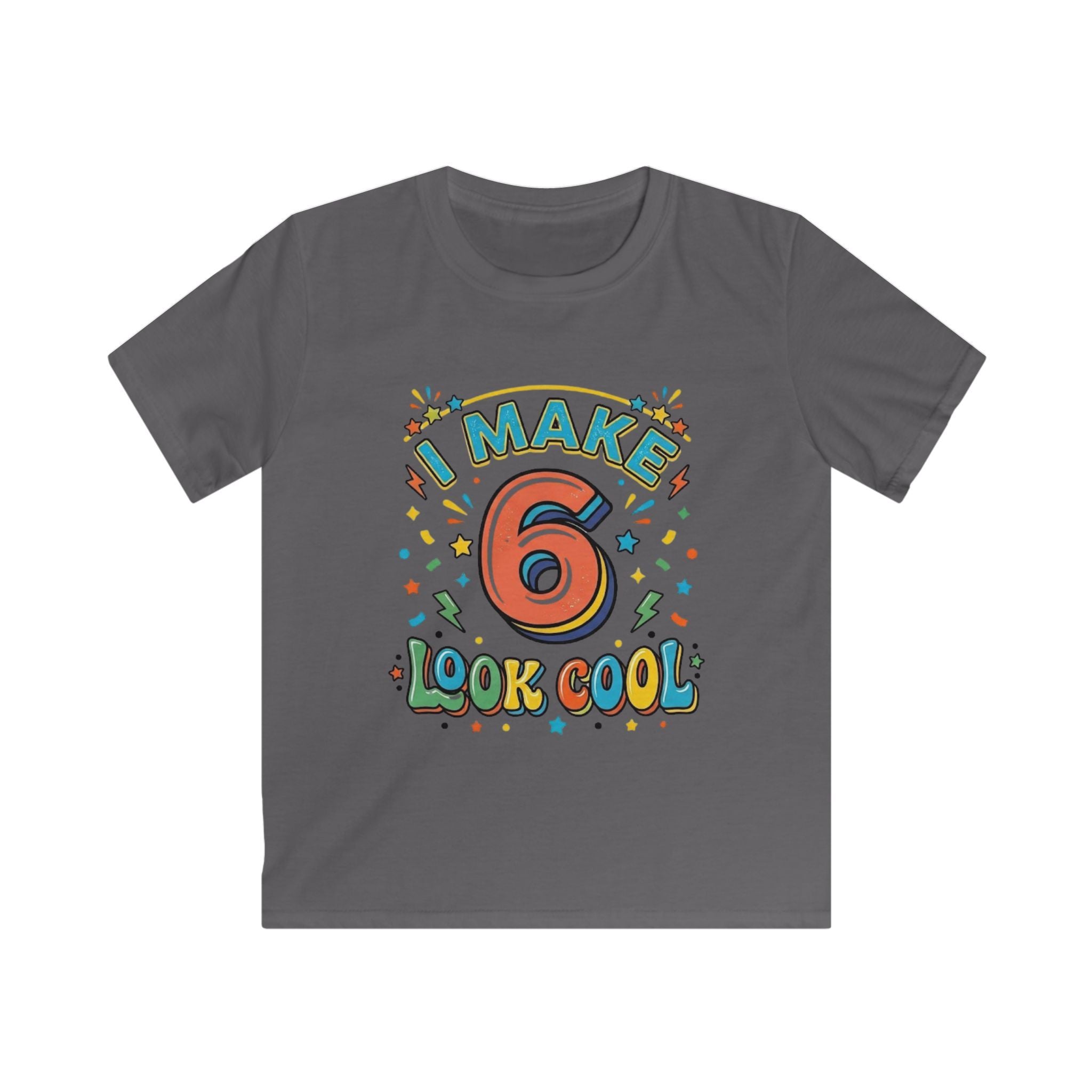 Kids Tee "I Make 6 Look Cool" Birthday Shirt