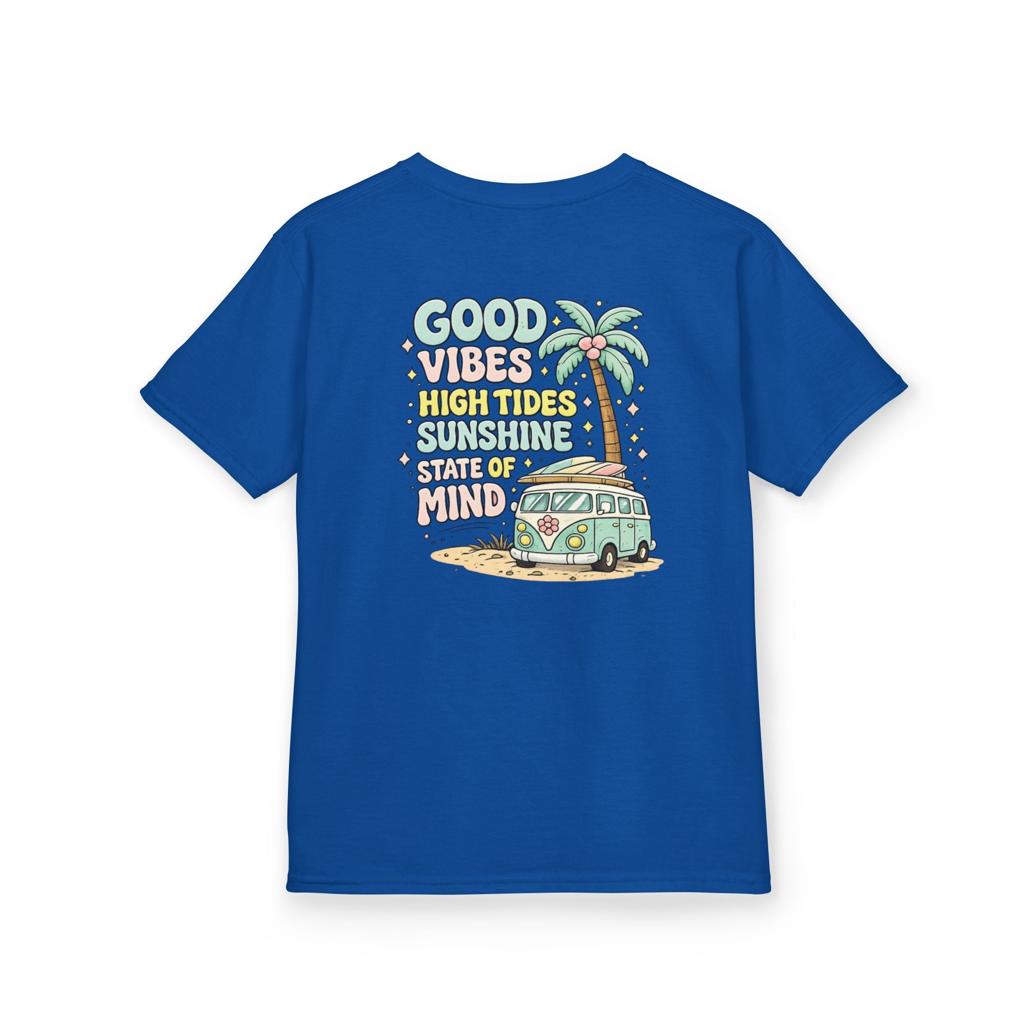 Kids T-Shirt — "Good Vibes-High Tides"