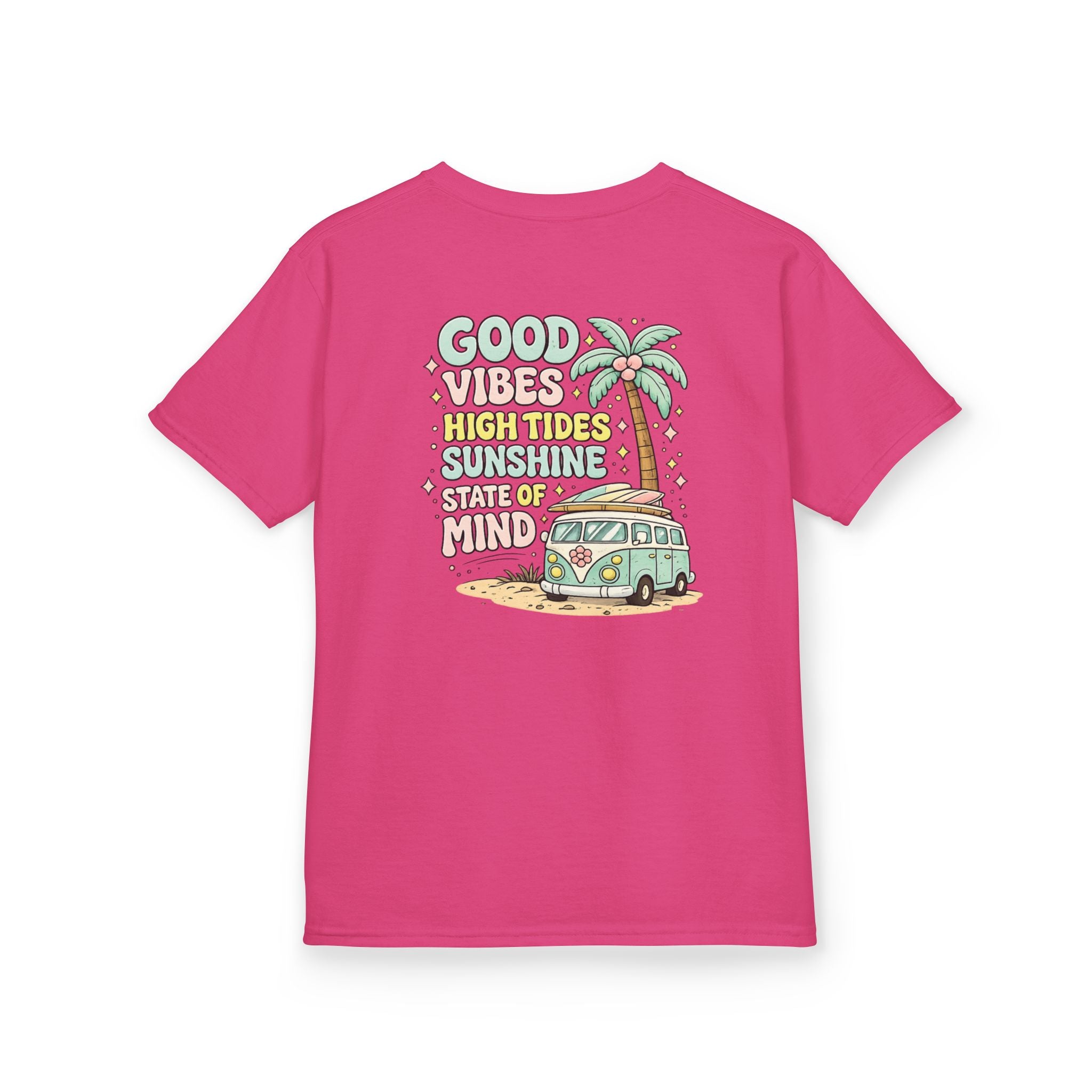 Kids T-Shirt — "Good Vibes-High Tides"