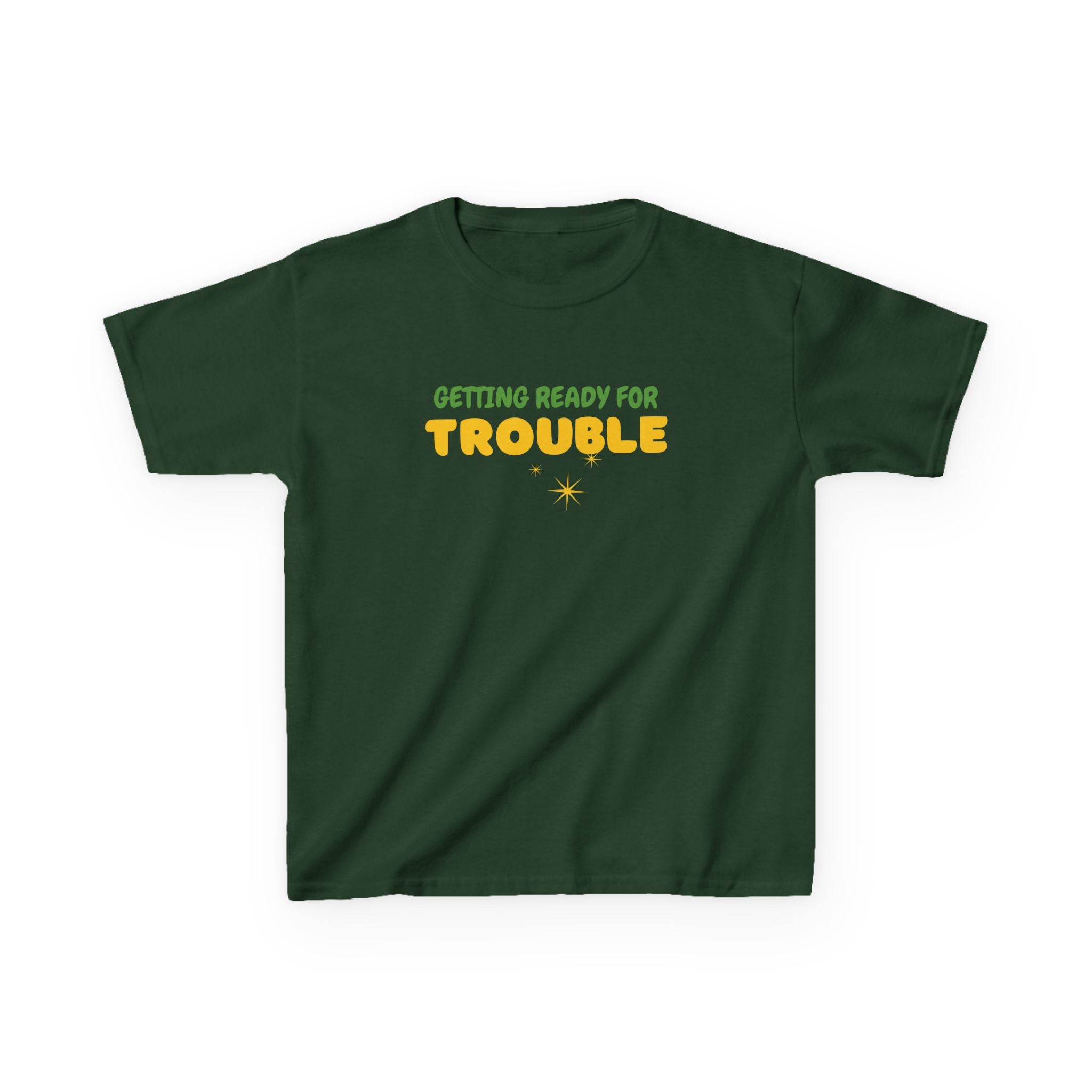 Ready for Trouble | Funny Kids Graphic T-Shirt