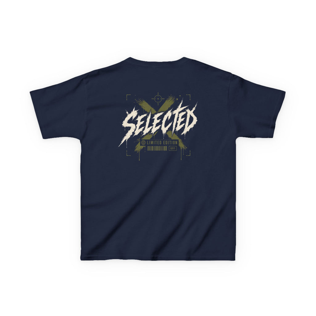 Selected Graphic Kids Tee Streetwear Logo T‑Shirt for Boys & Girls