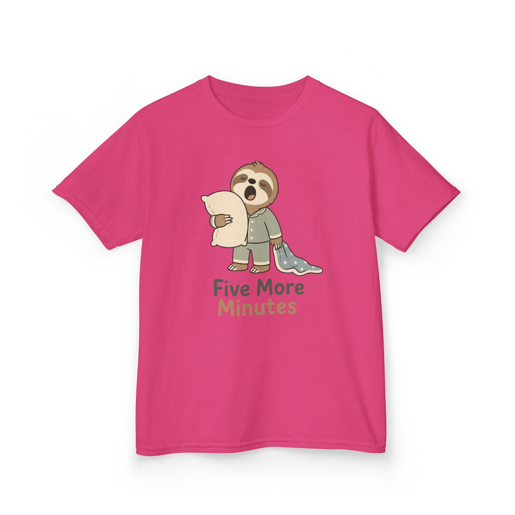 Kids T-Shirt — "Five more minutes""