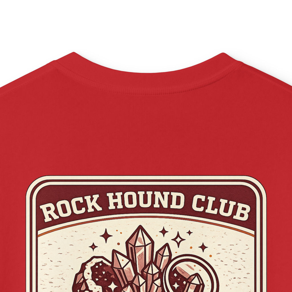 Rock Hound Club Kids T-Shirt 'Est. 2026' Gemstone & Magnifying Glass Design for Boys & Girls