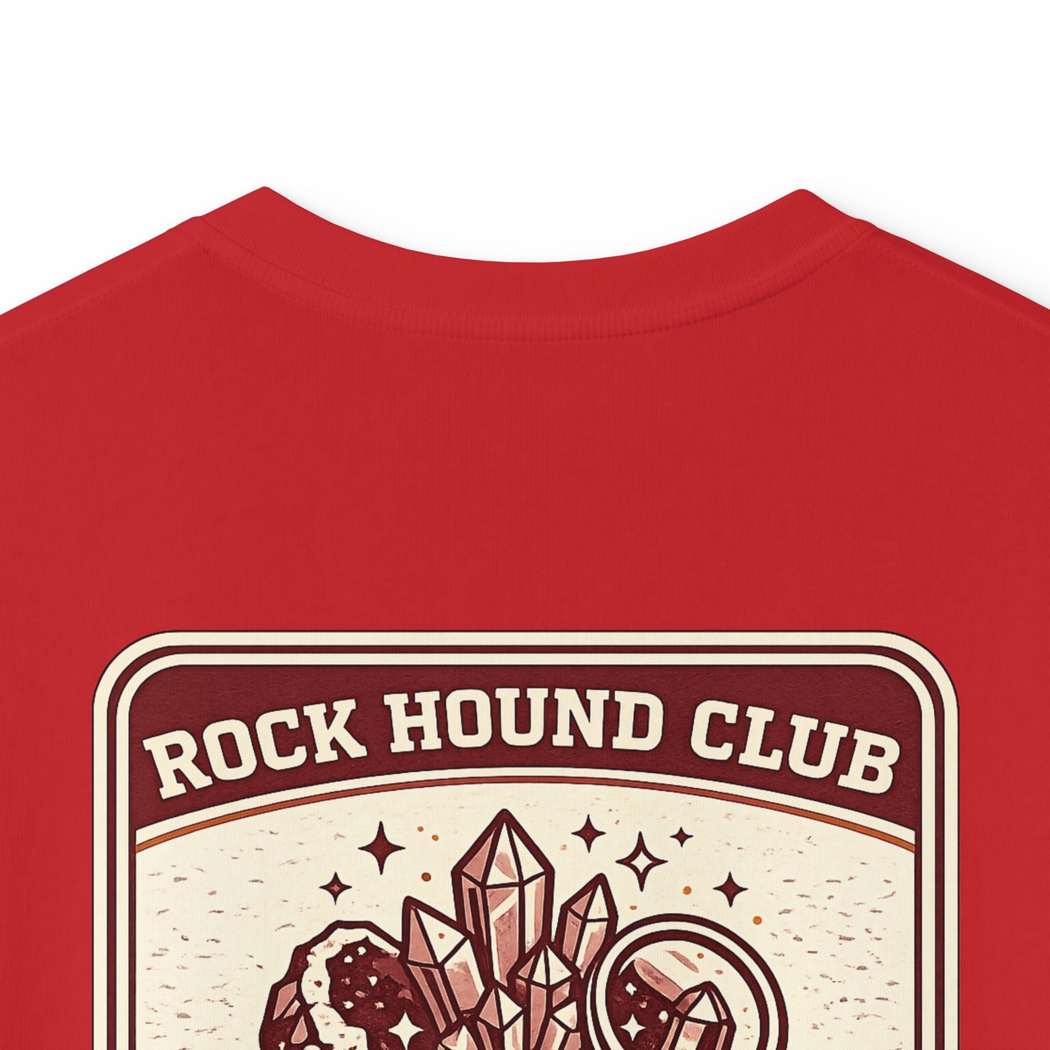 Rock Hound Club Kids T-Shirt 'Est. 2026' Gemstone & Magnifying Glass Design for Boys & Girls