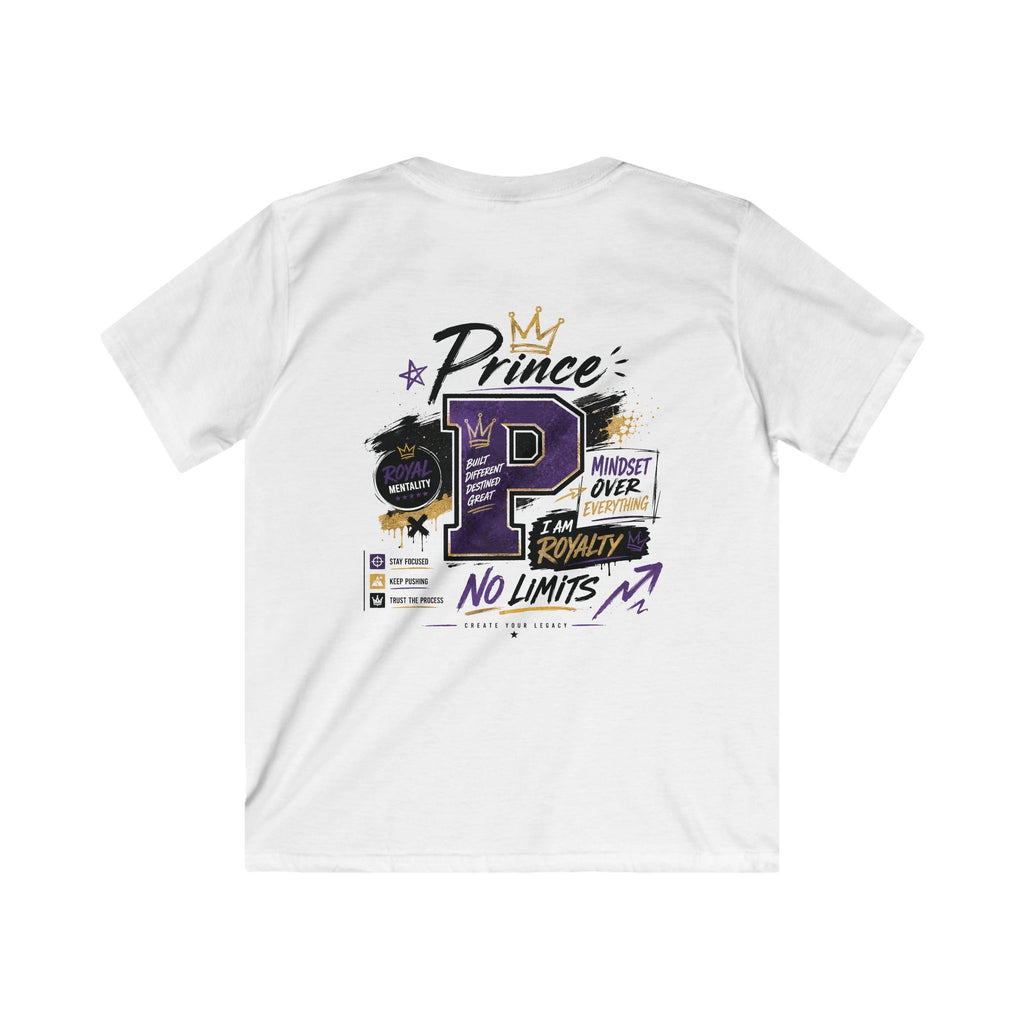 Kids Tee 'Prince P' Boys Royalty No Limits Graphic Shirt