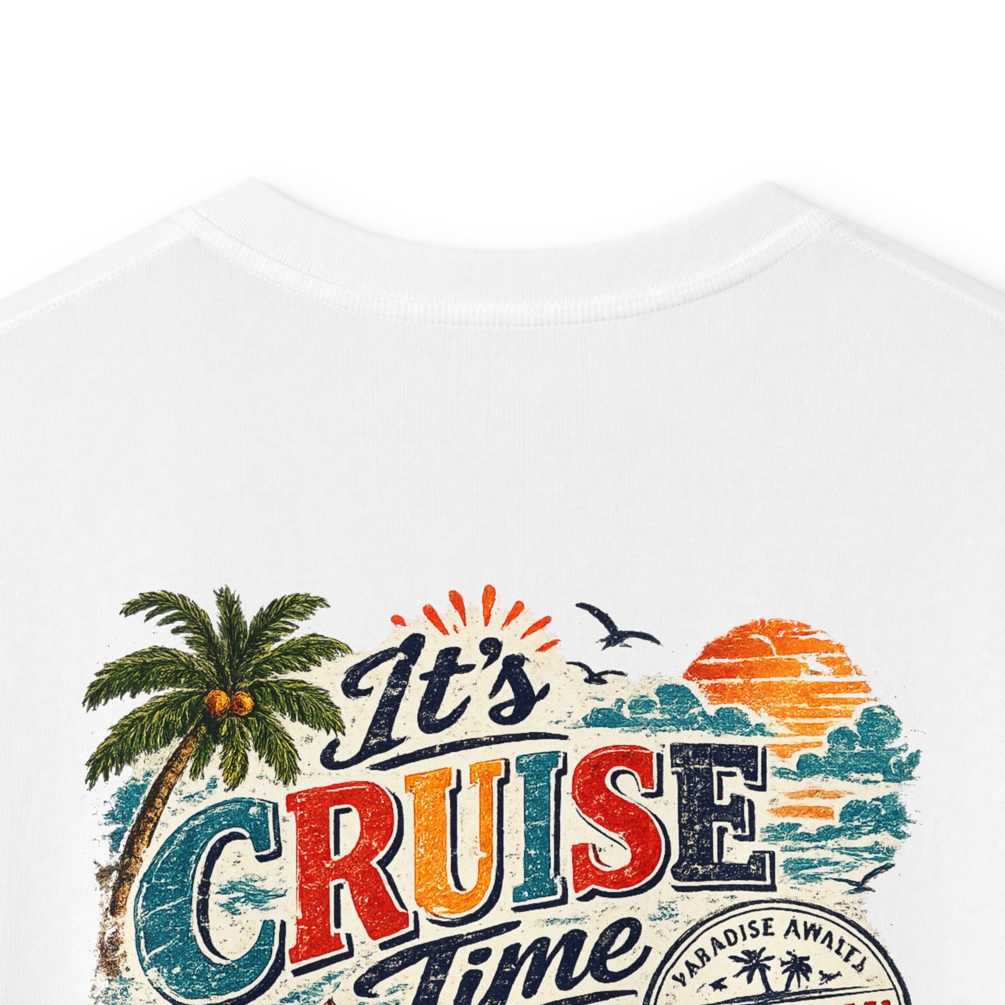 Kids Cruise T‑Shirt  "It’s Cruise Time" Tropical Vacation Tee