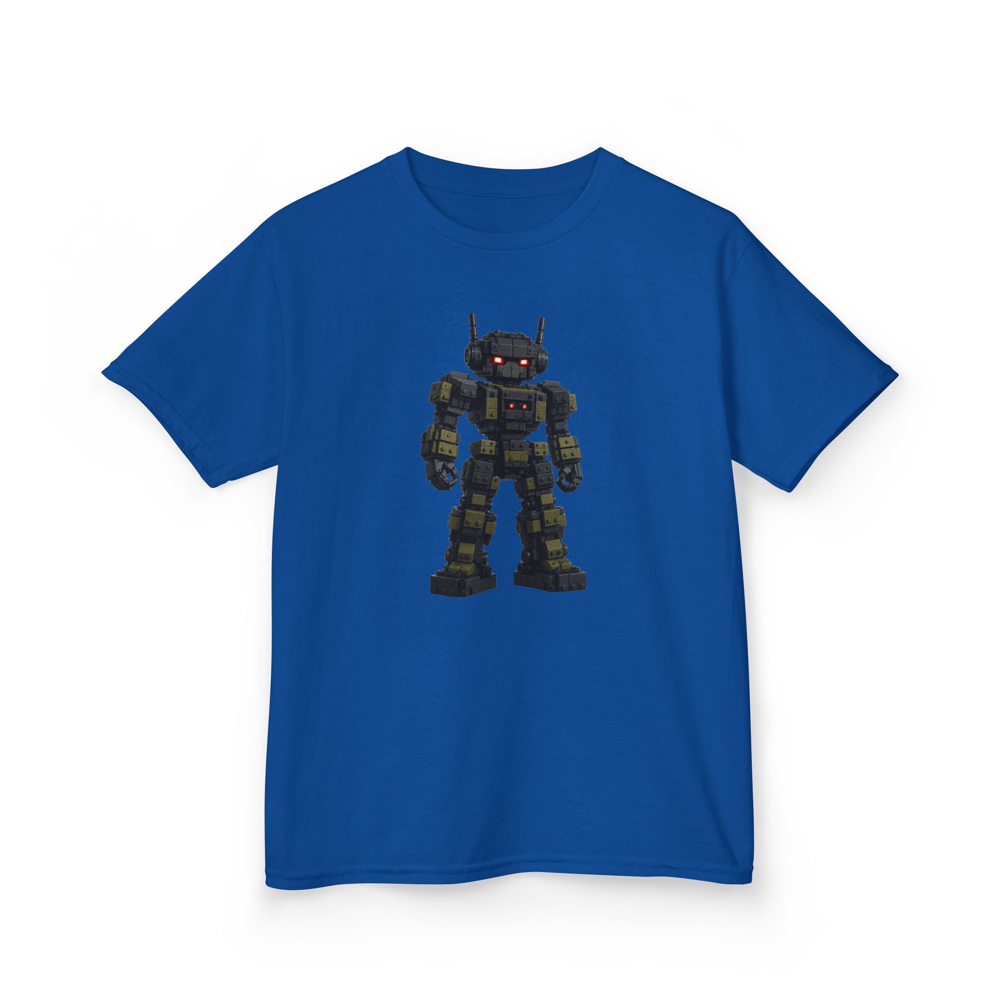 "Dark Steel Warrior" Boys Graphic Gamer T-Shirt Design