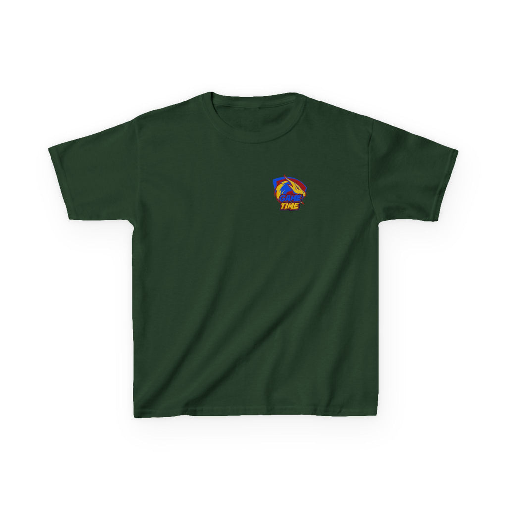Kids T-Shirt Design "Game Time Dragon Gamer"
