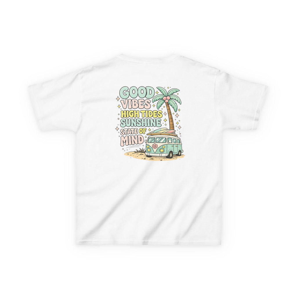 Kids T-Shirt — "Good Vibes-High Tides"