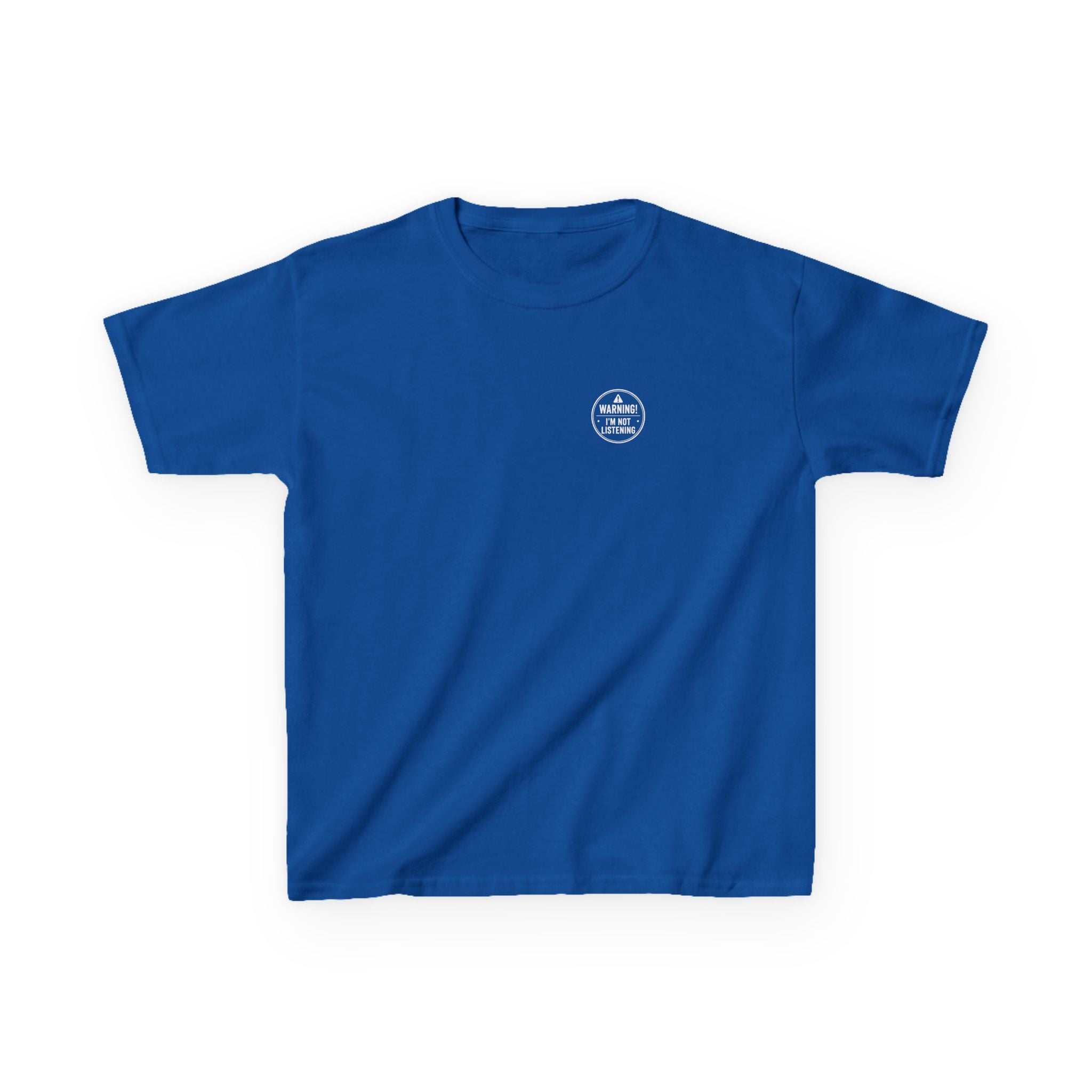 Warning: I'm Not Listening | Funny Kids Graphic T-Shirt