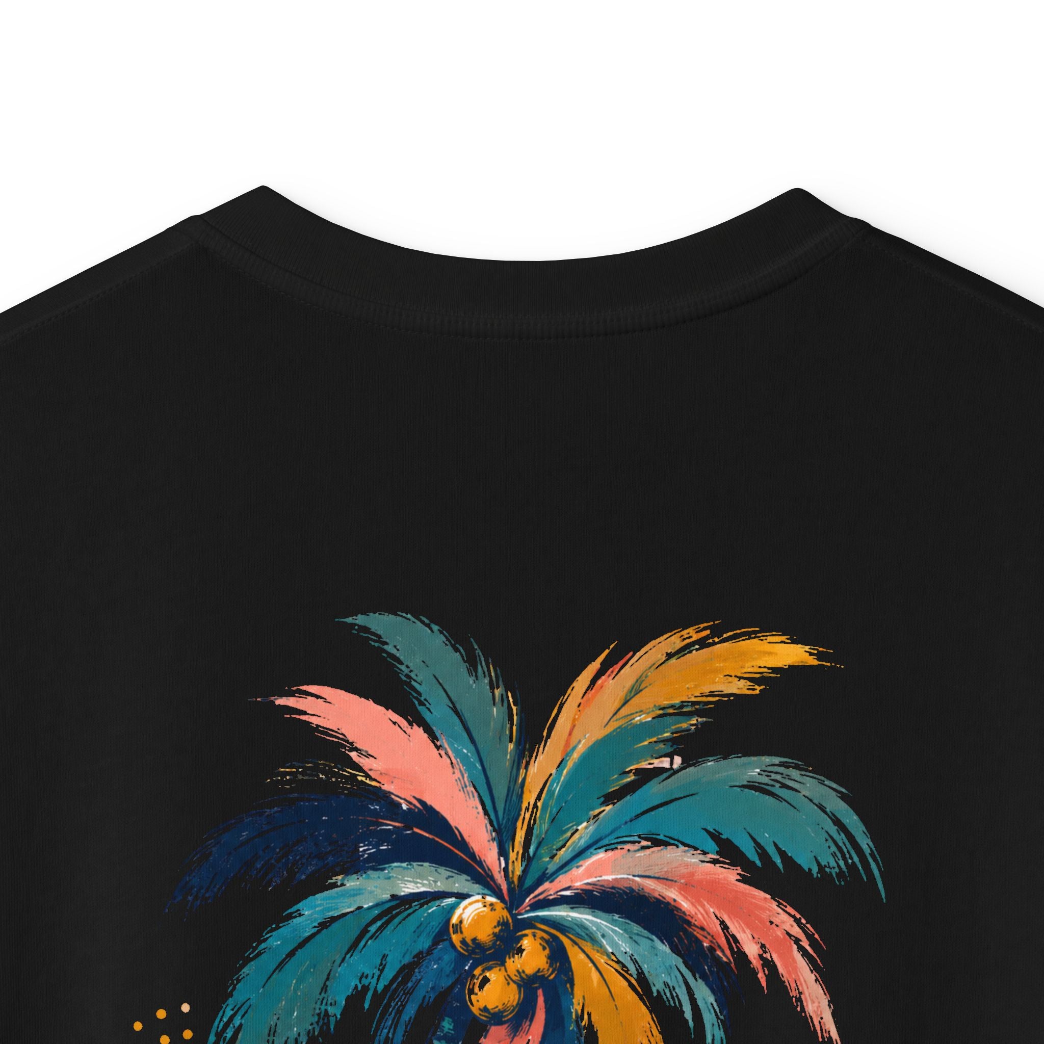 Kids Palm Beach T-Shirt Tropical Sunset Beach Tee for Children