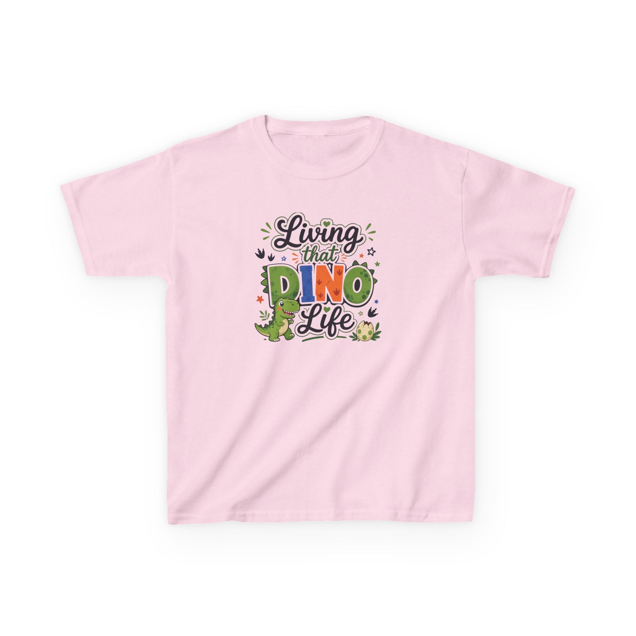 Kids T-Shirt — "Living That DINO Life"
