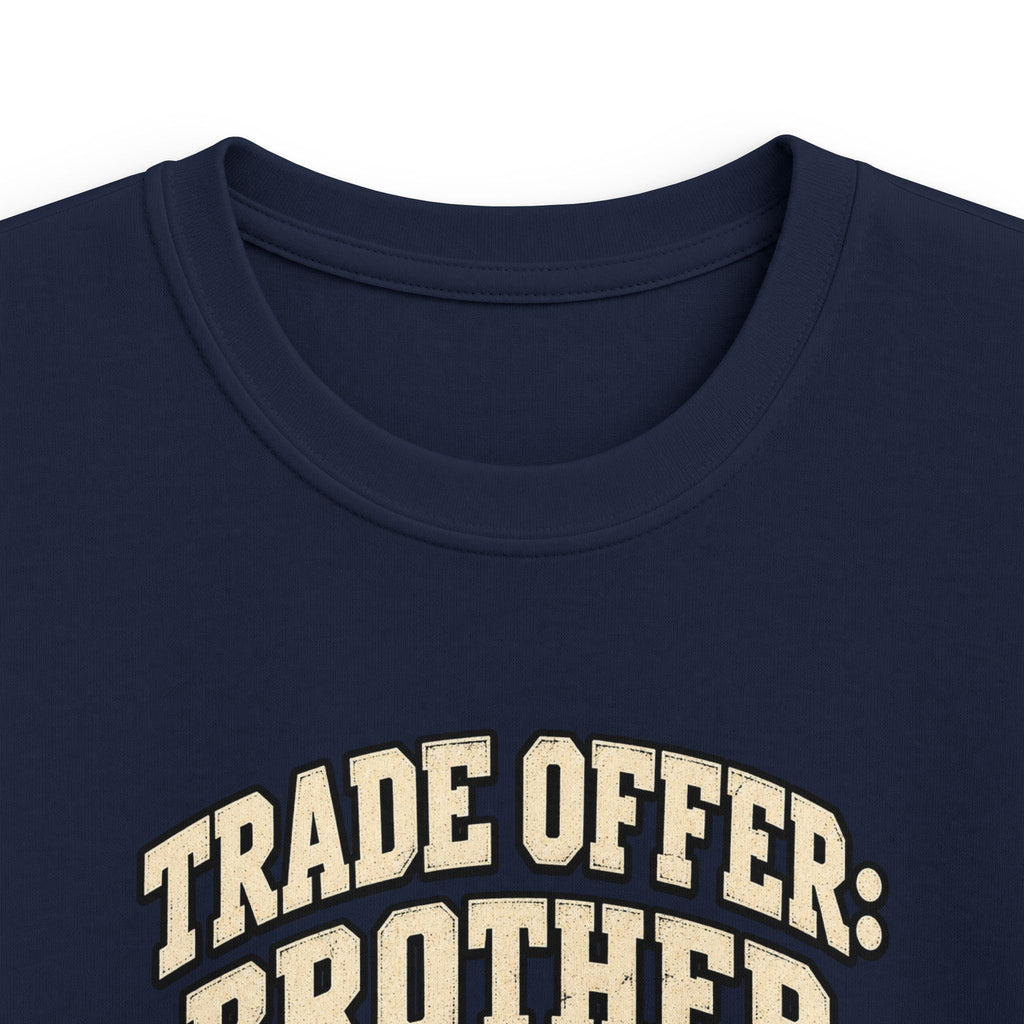 Kids 'Trade Offer: Brother for Fries' Funny Graphic Tee