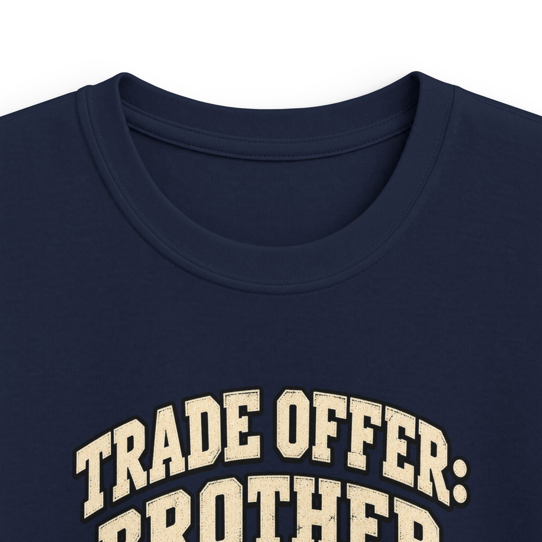 Kids 'Trade Offer: Brother for Fries' Funny Graphic Tee
