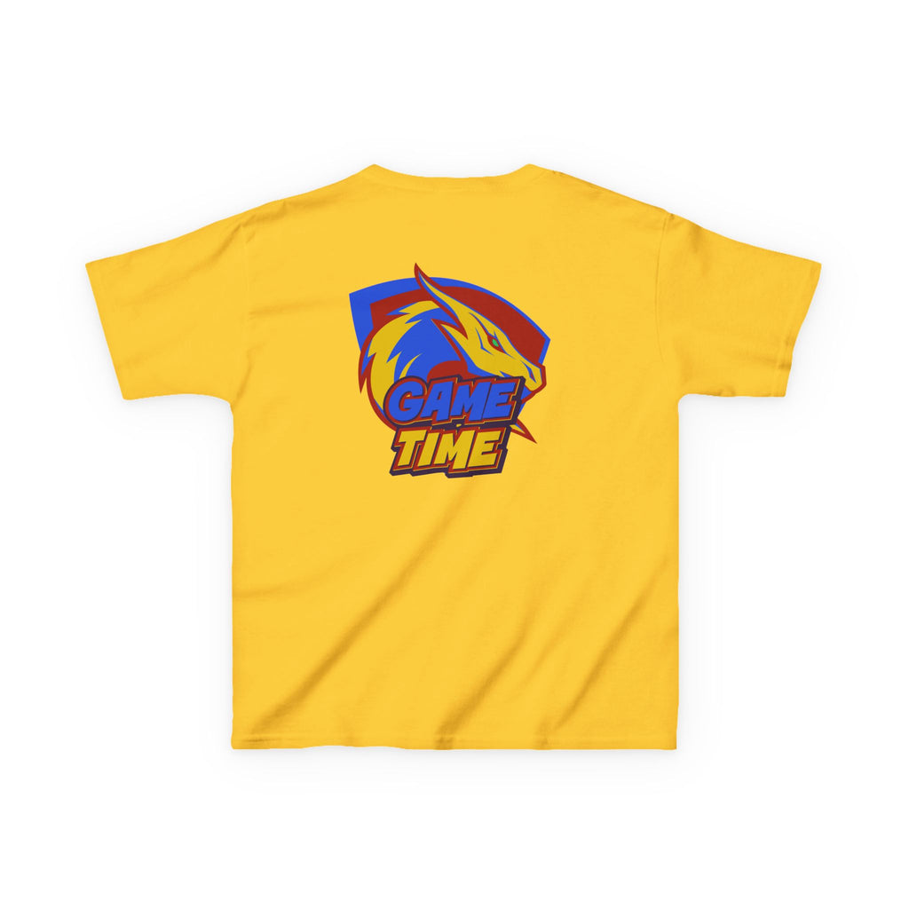 Kids T-Shirt Design "Game Time Dragon Gamer"