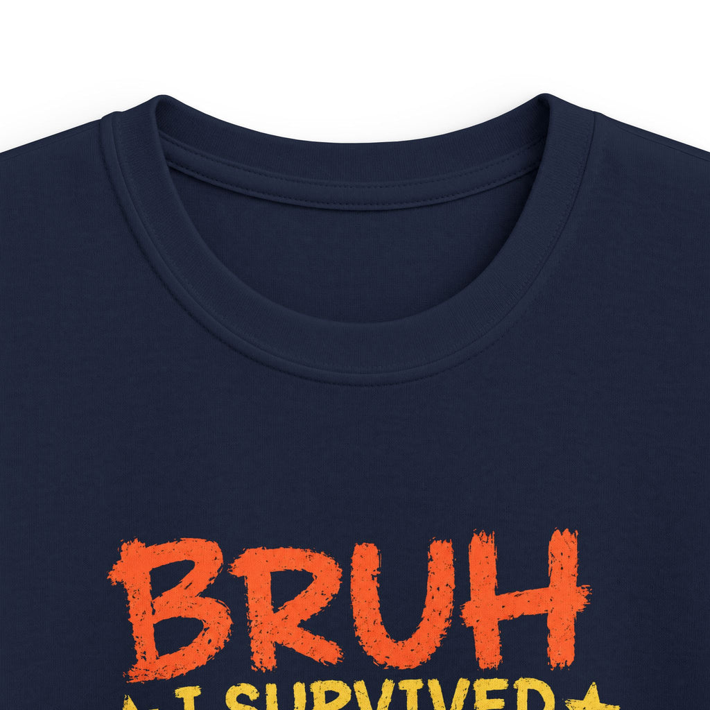 “Bruh I Survived 6/7 I’m 8” Funny Birthday Tee for Boys