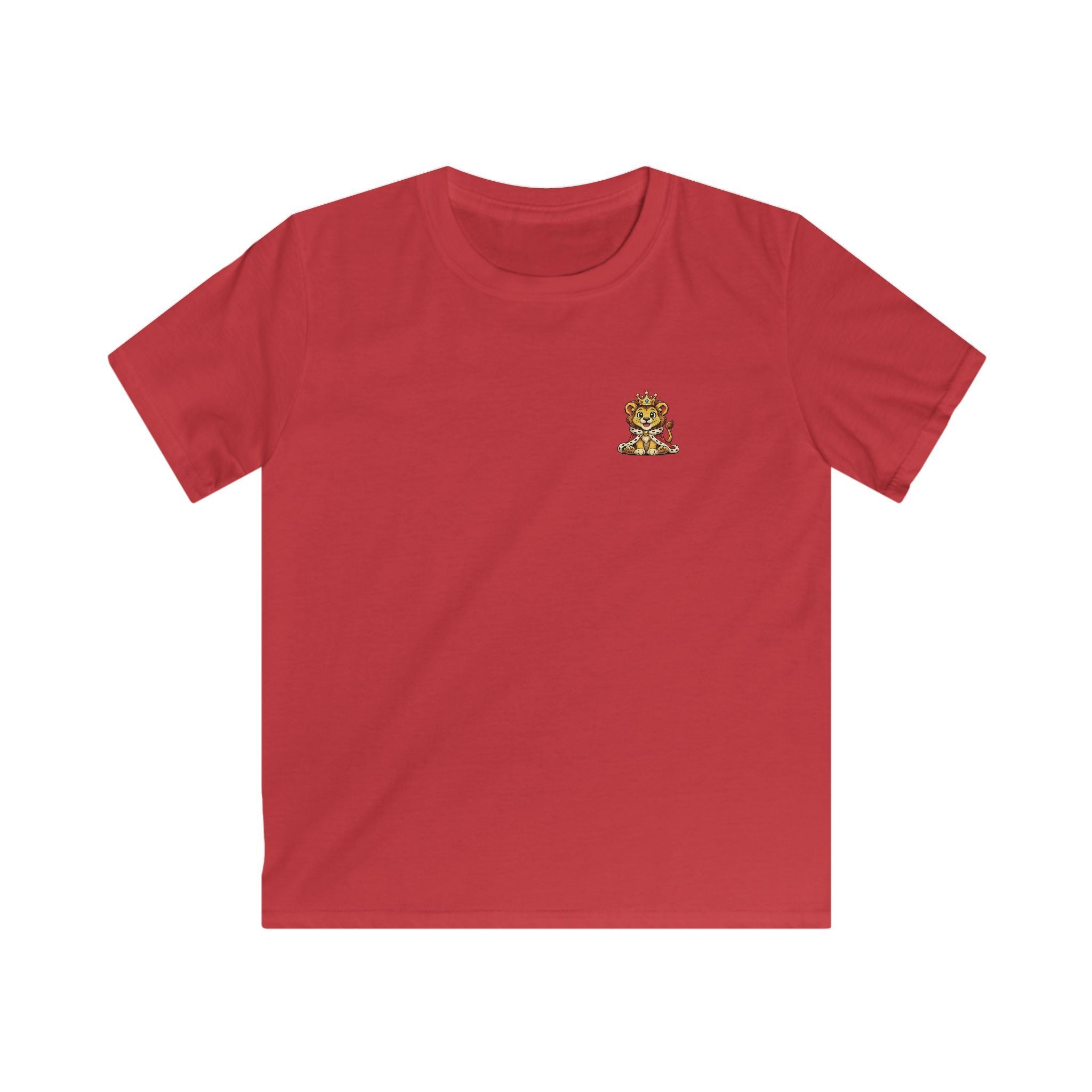 Kids Tee  "Little King in Town" Cute Lion Graphic Shirt for Boys