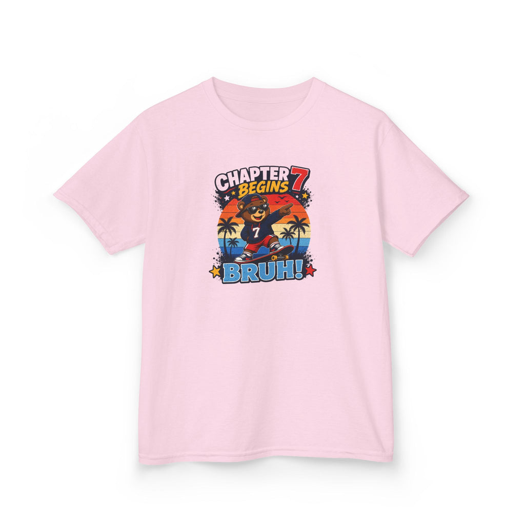 Chapter 7 Begins Graphic kids Birthday T-Shirt Design