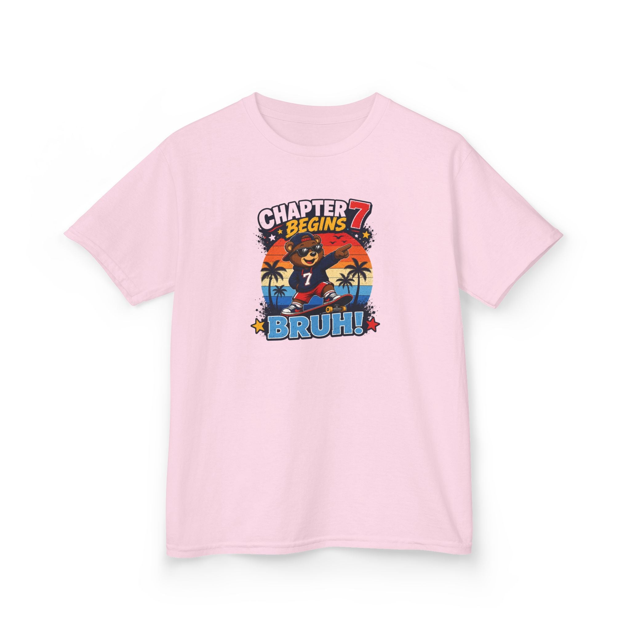 Chapter 7 Begins Graphic kids Birthday T-Shirt Design