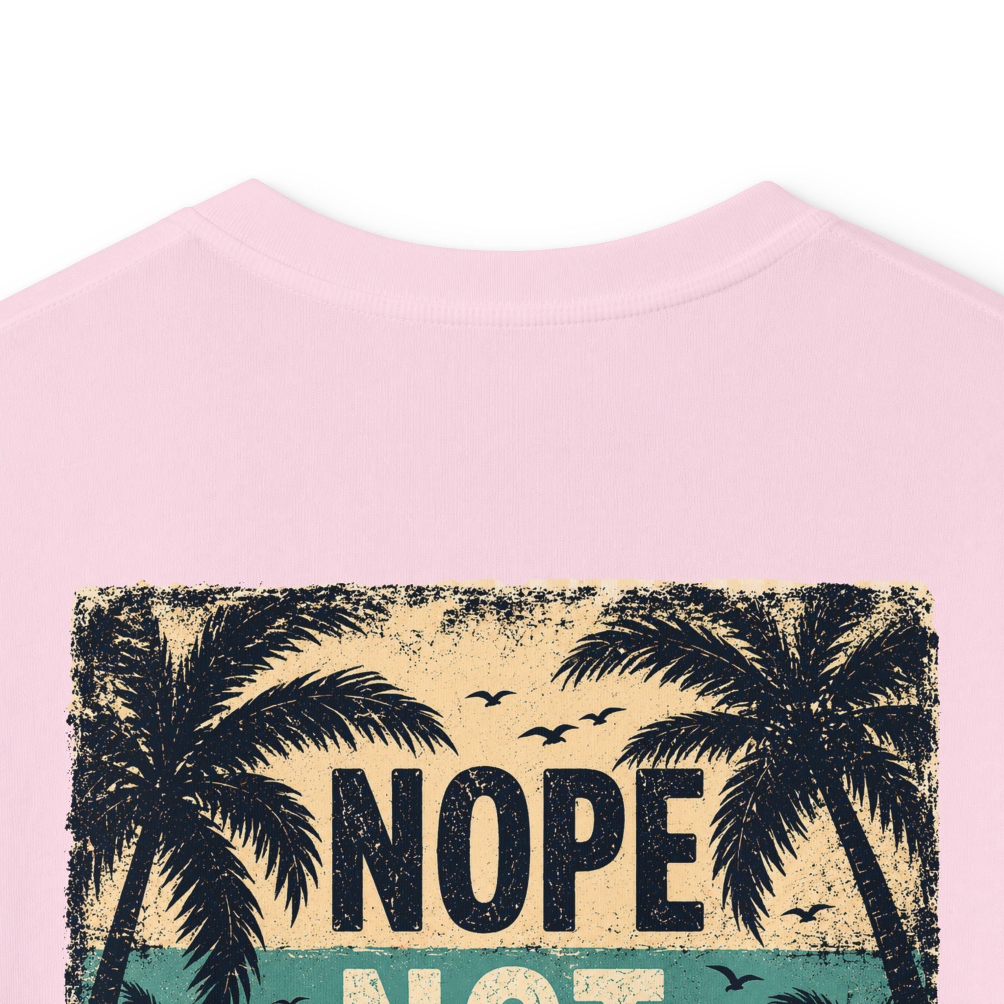 Kids T-Shirt 'Nope Not Leaving' Tropical Vacation Tee