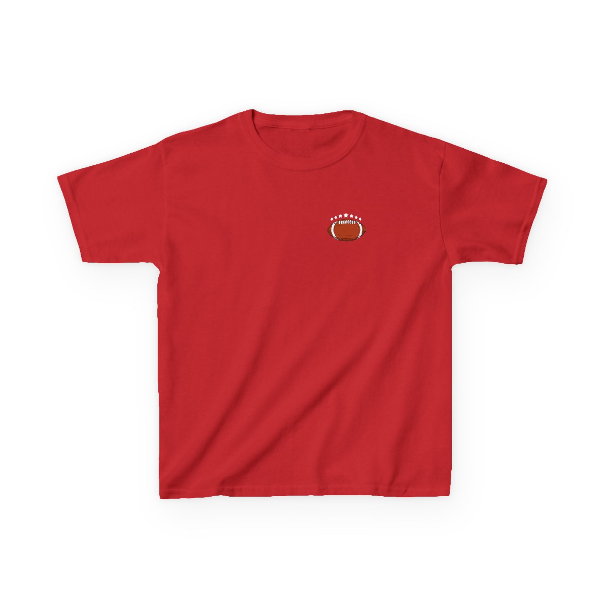 Football Playtime – Just Kickin' It | Funny Football Cartoon Mascot sports Graphic Tee