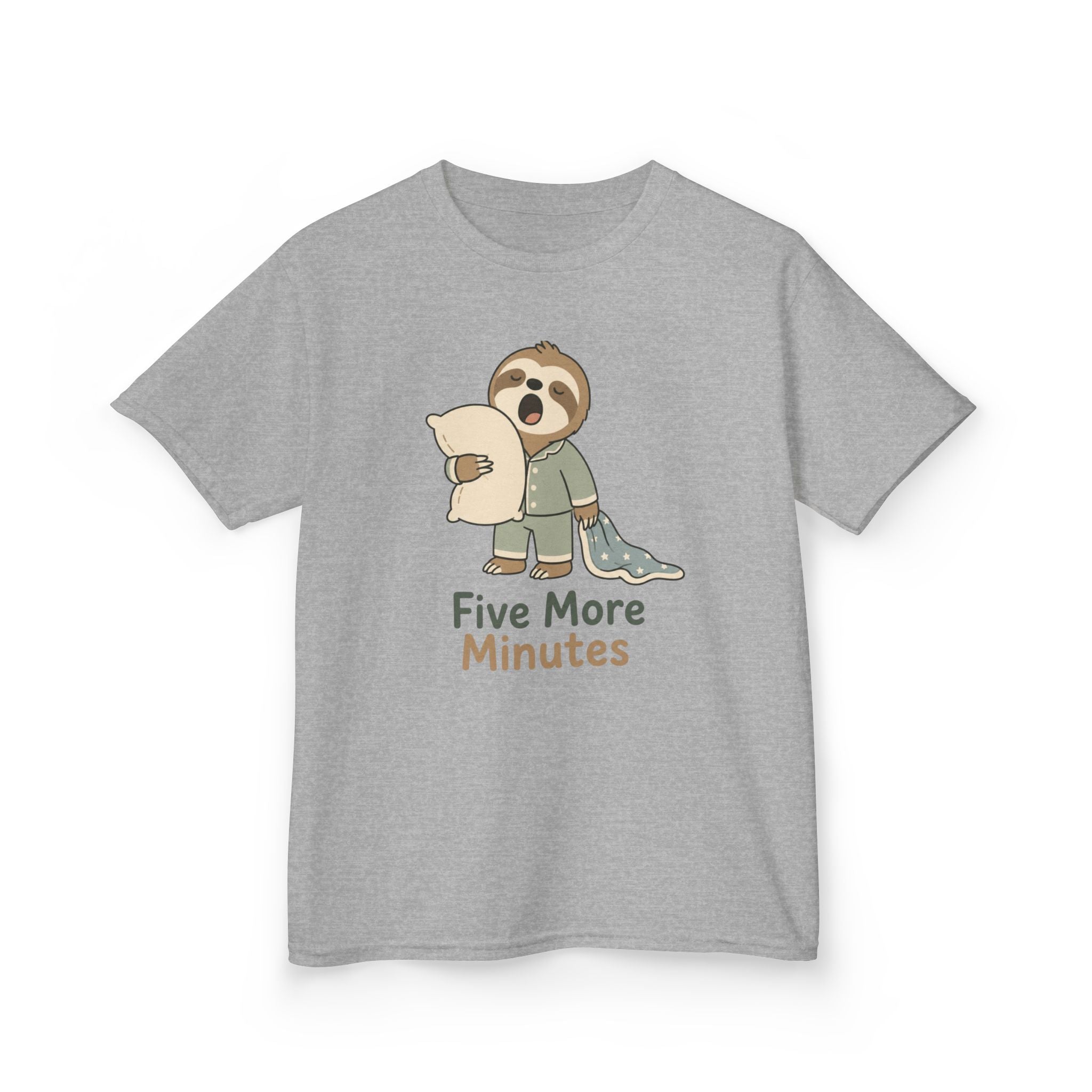 Kids T-Shirt — "Five more minutes""
