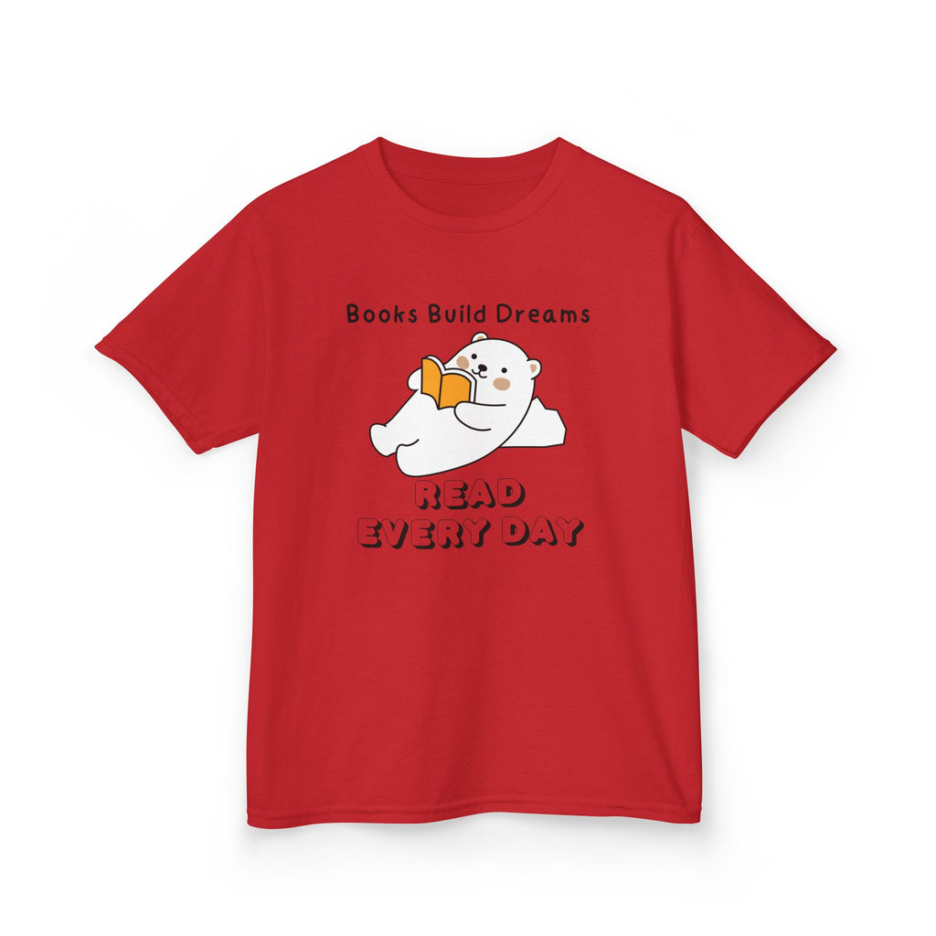 Kids T-Shirt — "Books Build Dreams"