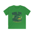 Kids Tee "Ride the Tide" Dolphin Surf Boys & Girls Graphic T-Shirt