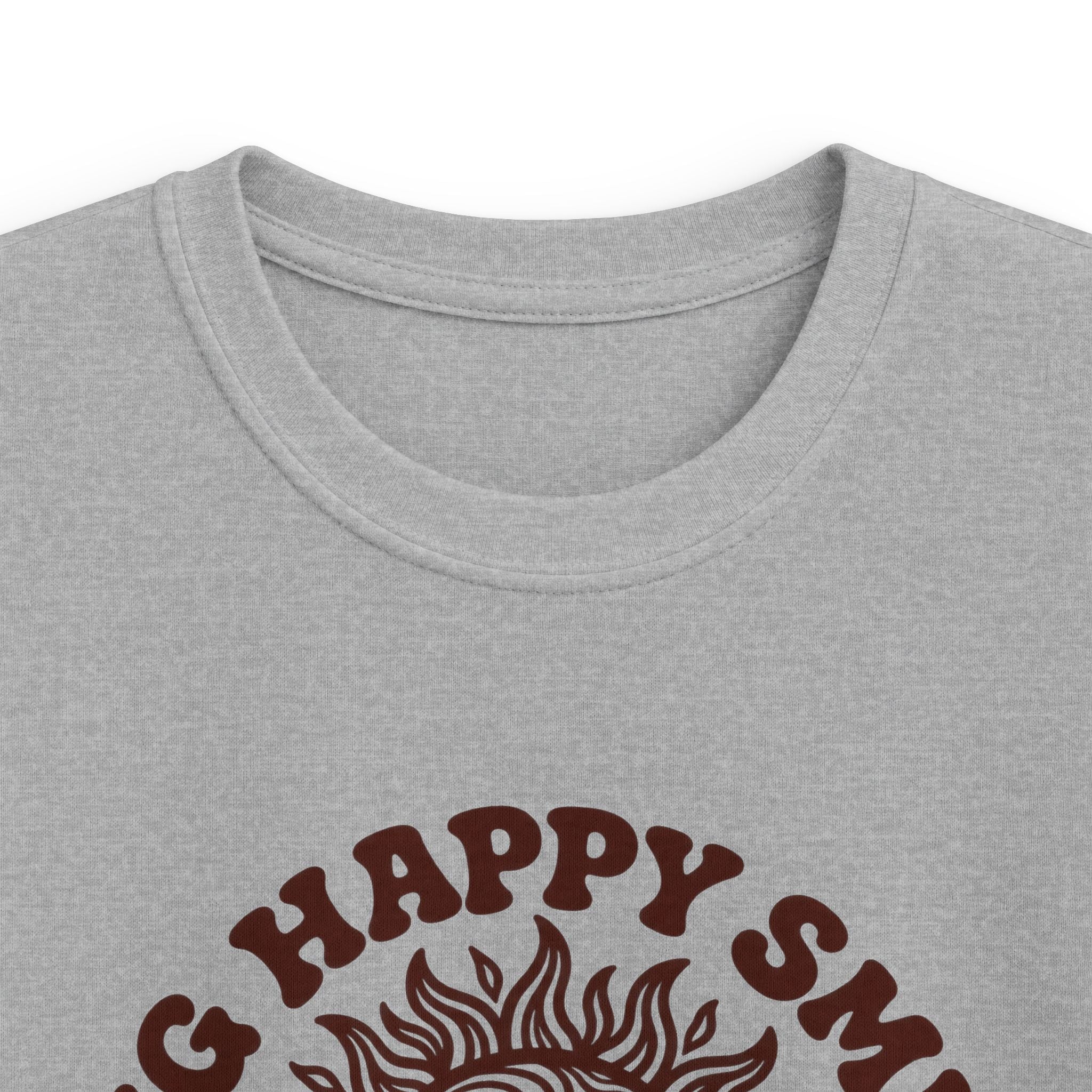 Boys & Girls T‑Shirt 'Big Happy Smile' Vintage Sun Graphic Tee