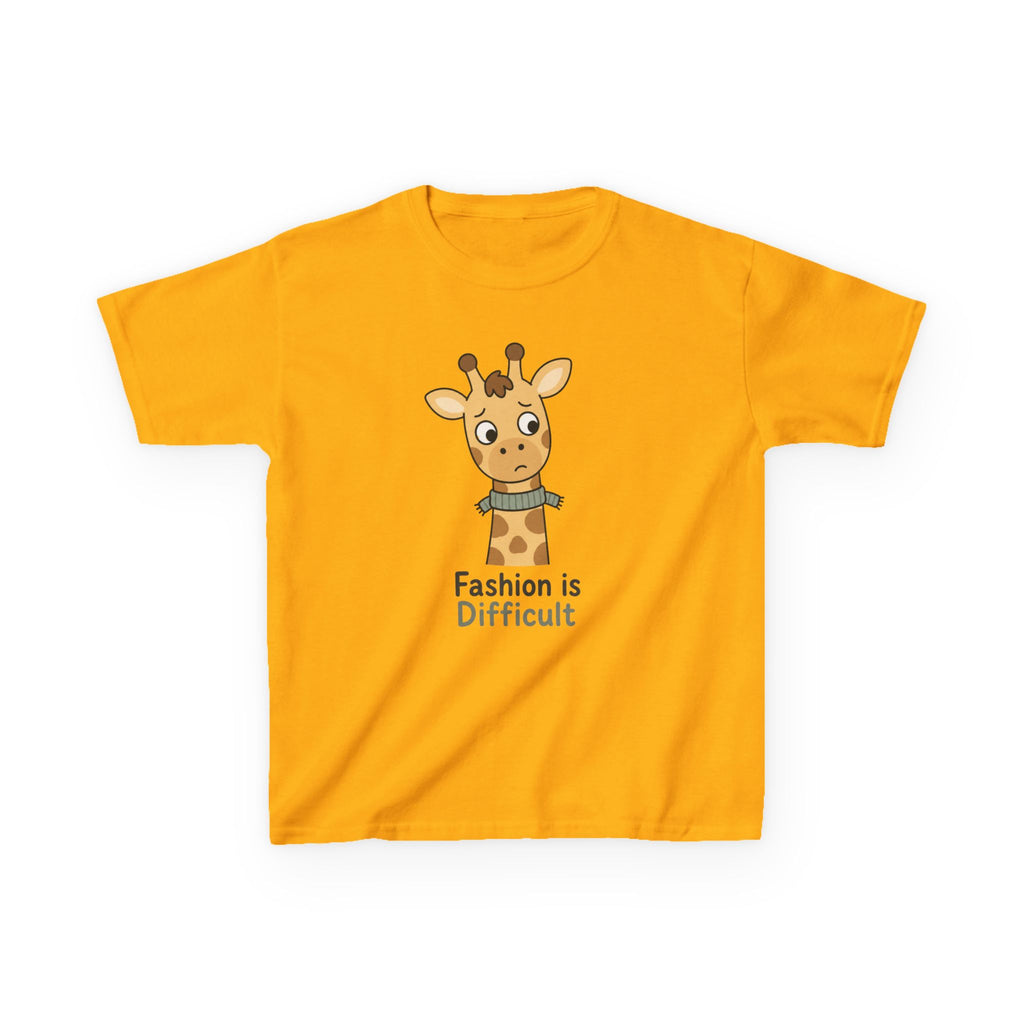 Kids T-Shirt — "Fashion is Difficult"
