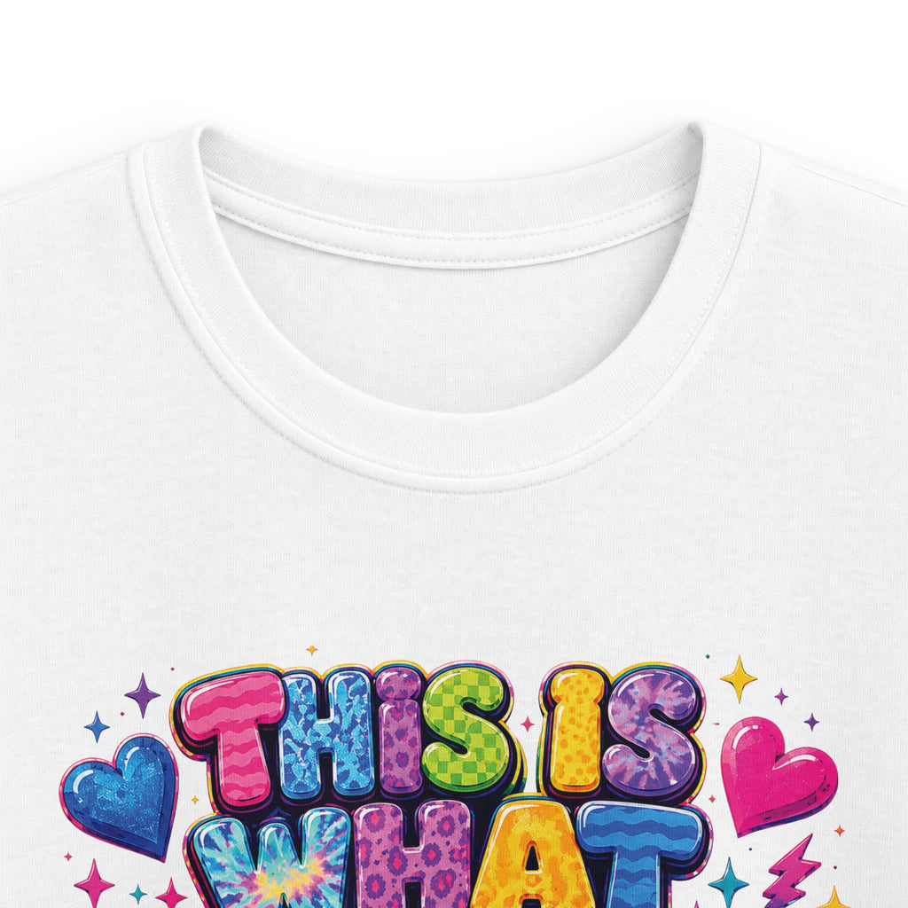 Kids Tee "This Is What Awesome 10 Years Old Looks Like" Colorful Birthday Shirt