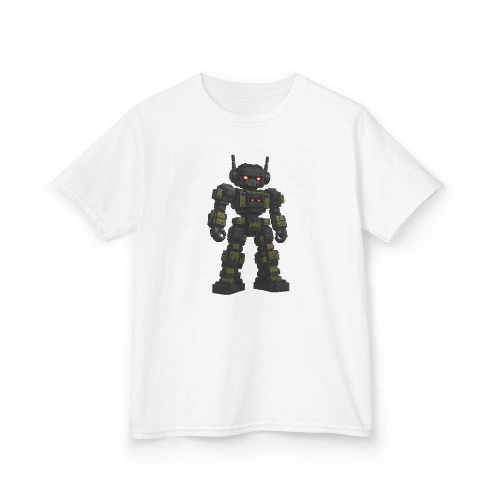 "Dark Steel Warrior" Boys Graphic Gamer T-Shirt Design