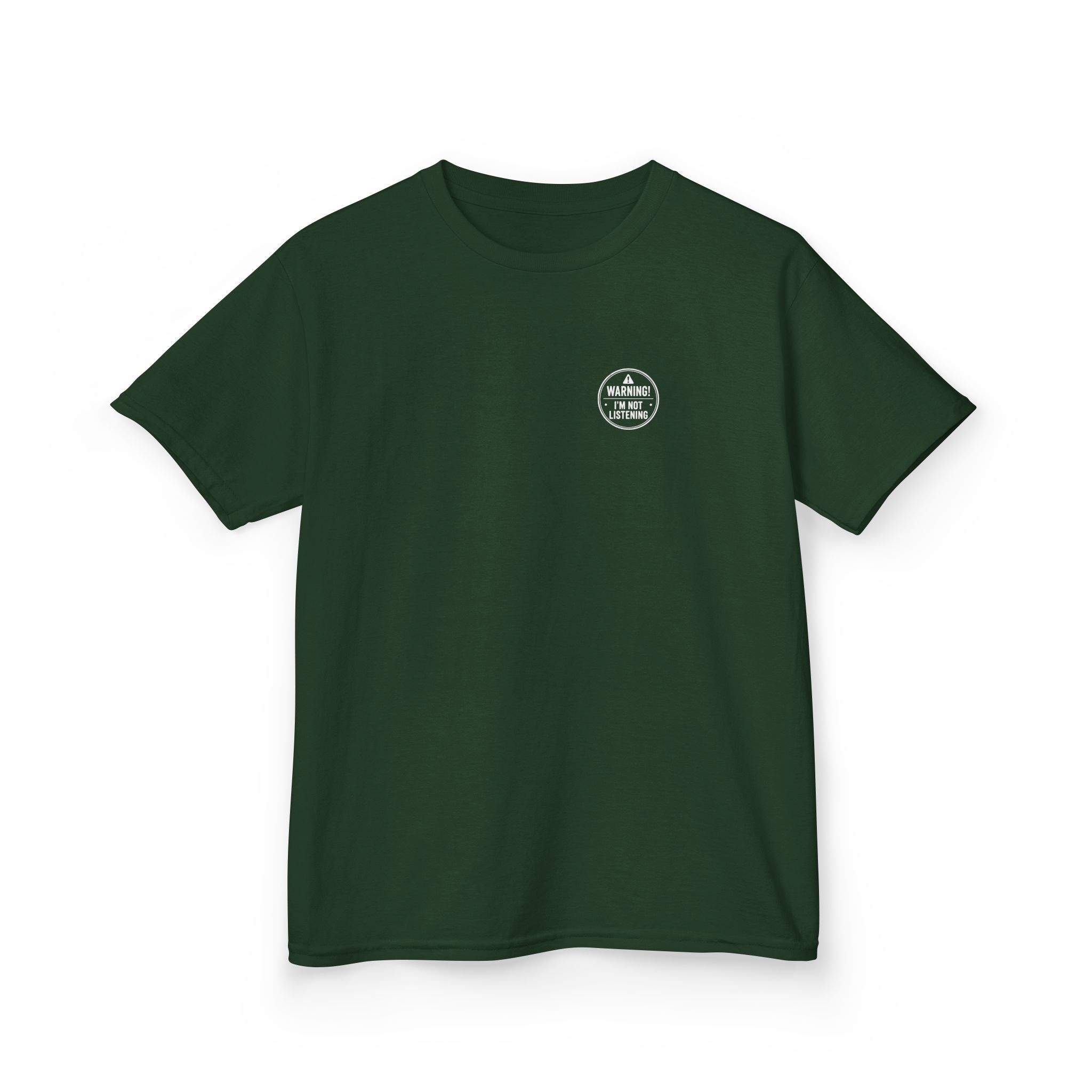 Warning: I'm Not Listening | Funny Kids Graphic T-Shirt