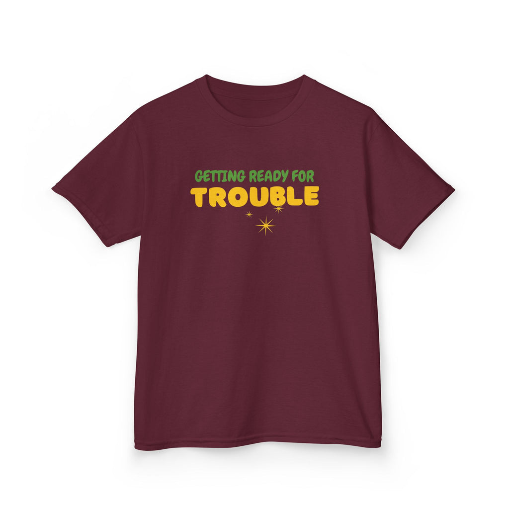 Ready for Trouble | Funny Kids Graphic T-Shirt