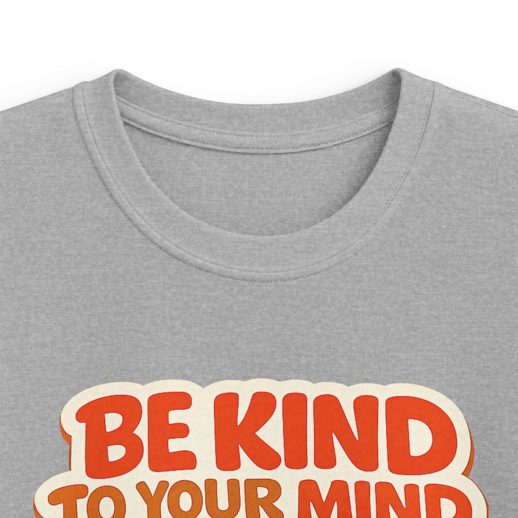 Kids T-Shirt  “Be Kind to Your Mind” Retro Mental Health Tee For Boys & Girls
